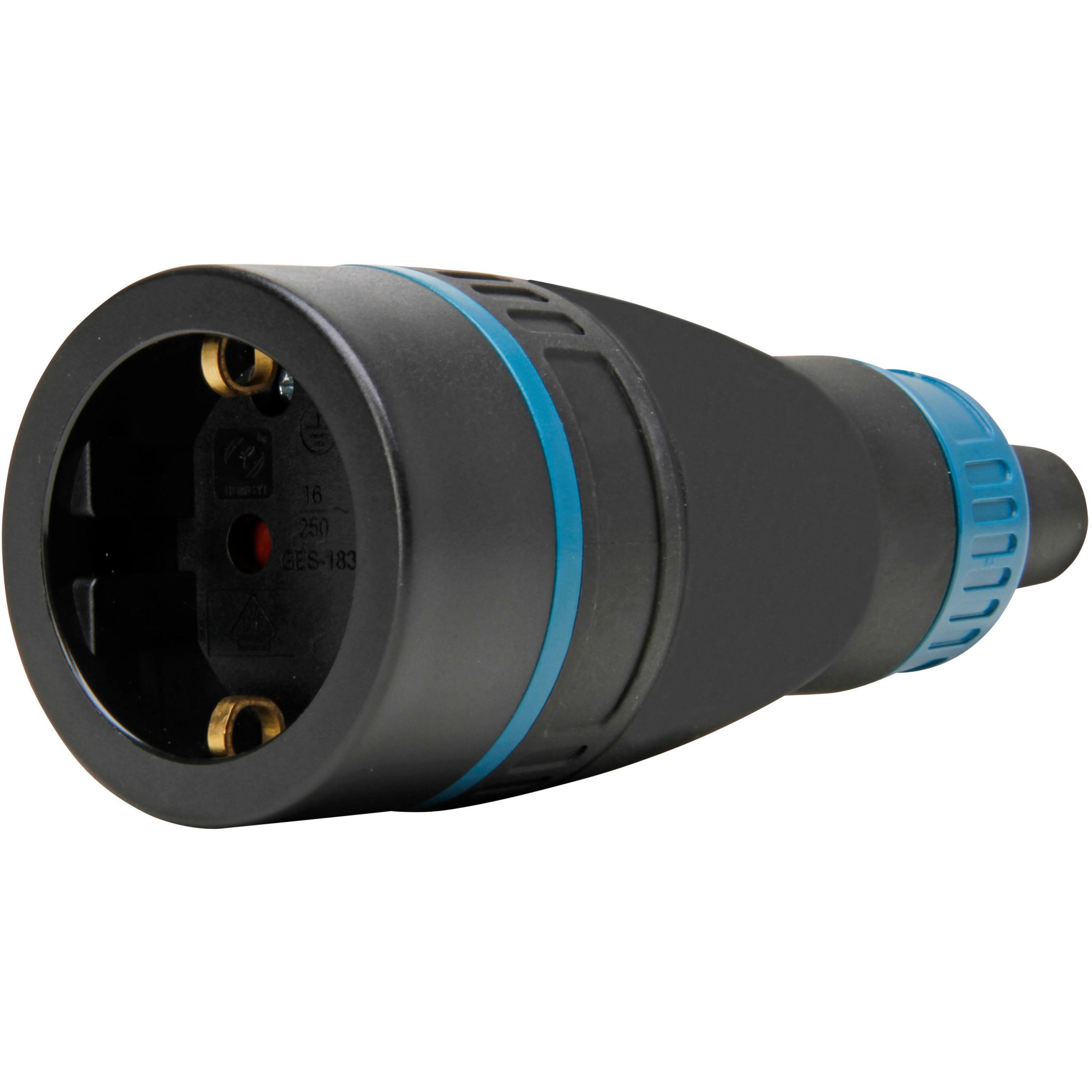 Contrastekker RA, rubber, zwart - Afbeelding 9