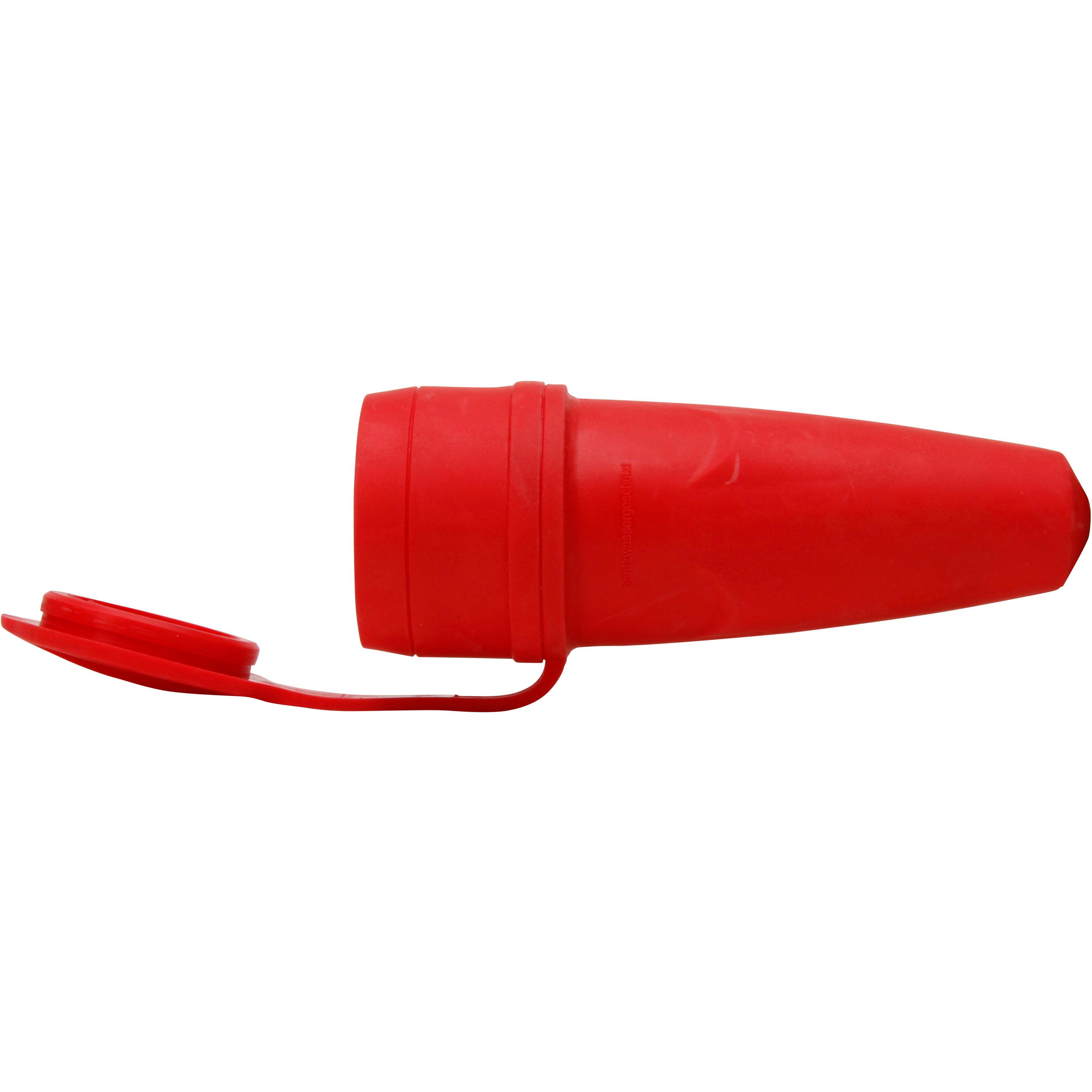 Gummikupplung mit Deckel, für Kabelquerschnitt bis 3x1,5mm², 16A, 50V~, Schutzart IP44, Farbe: rot – Bild 6