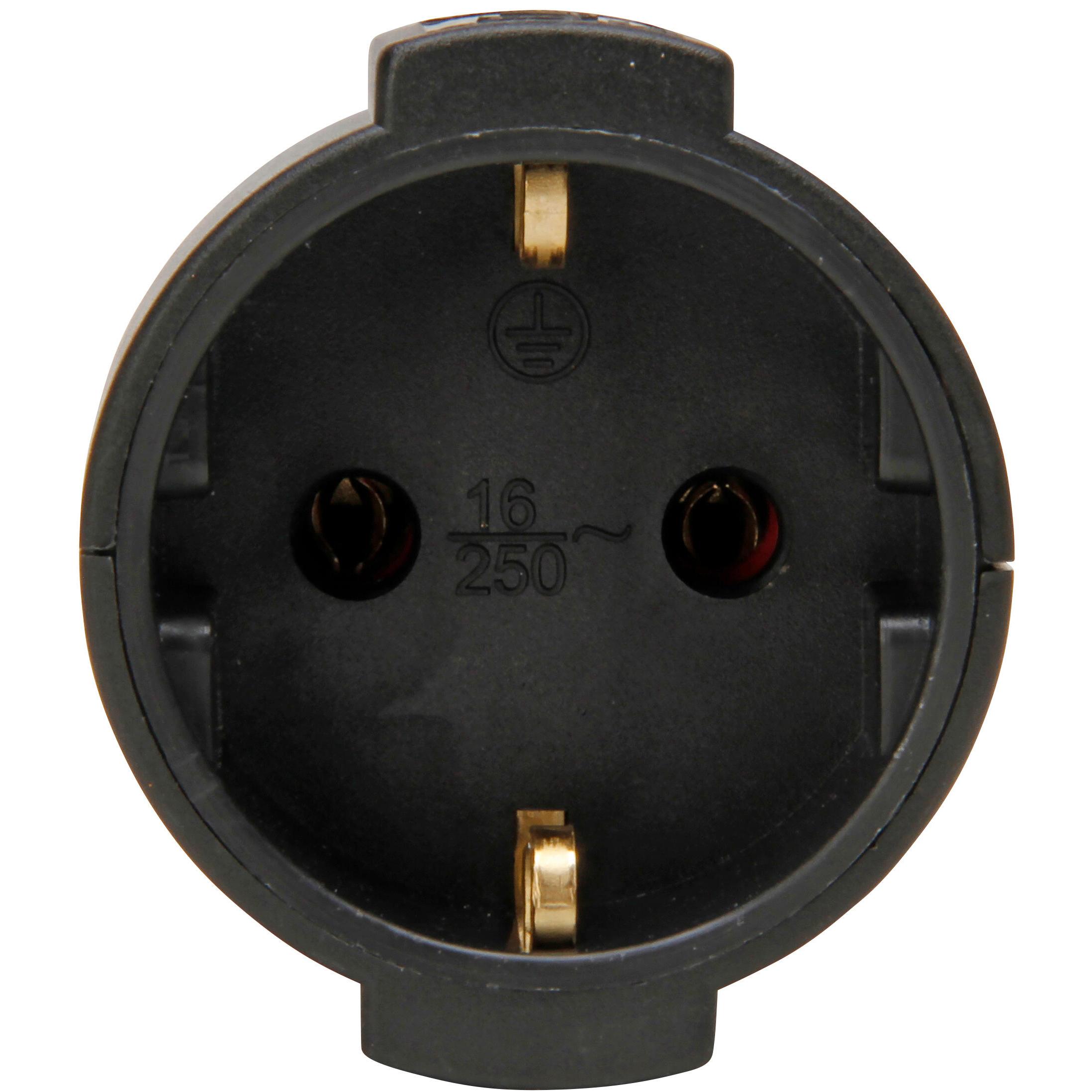 Contrastekker RA, kunststof, zwart - Afbeelding 2