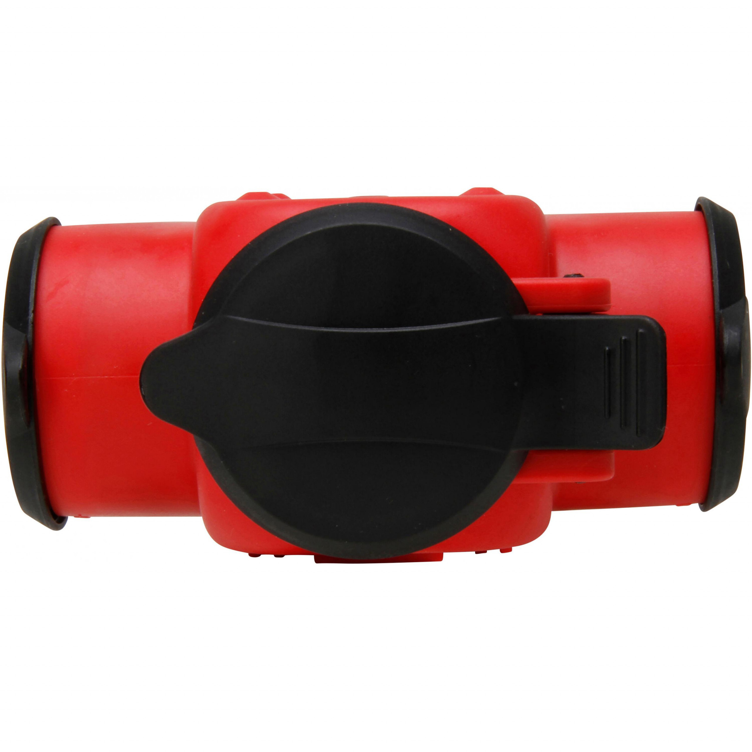 Contrastekker 3V RA, kunststof, deksel, rood - Afbeelding 3