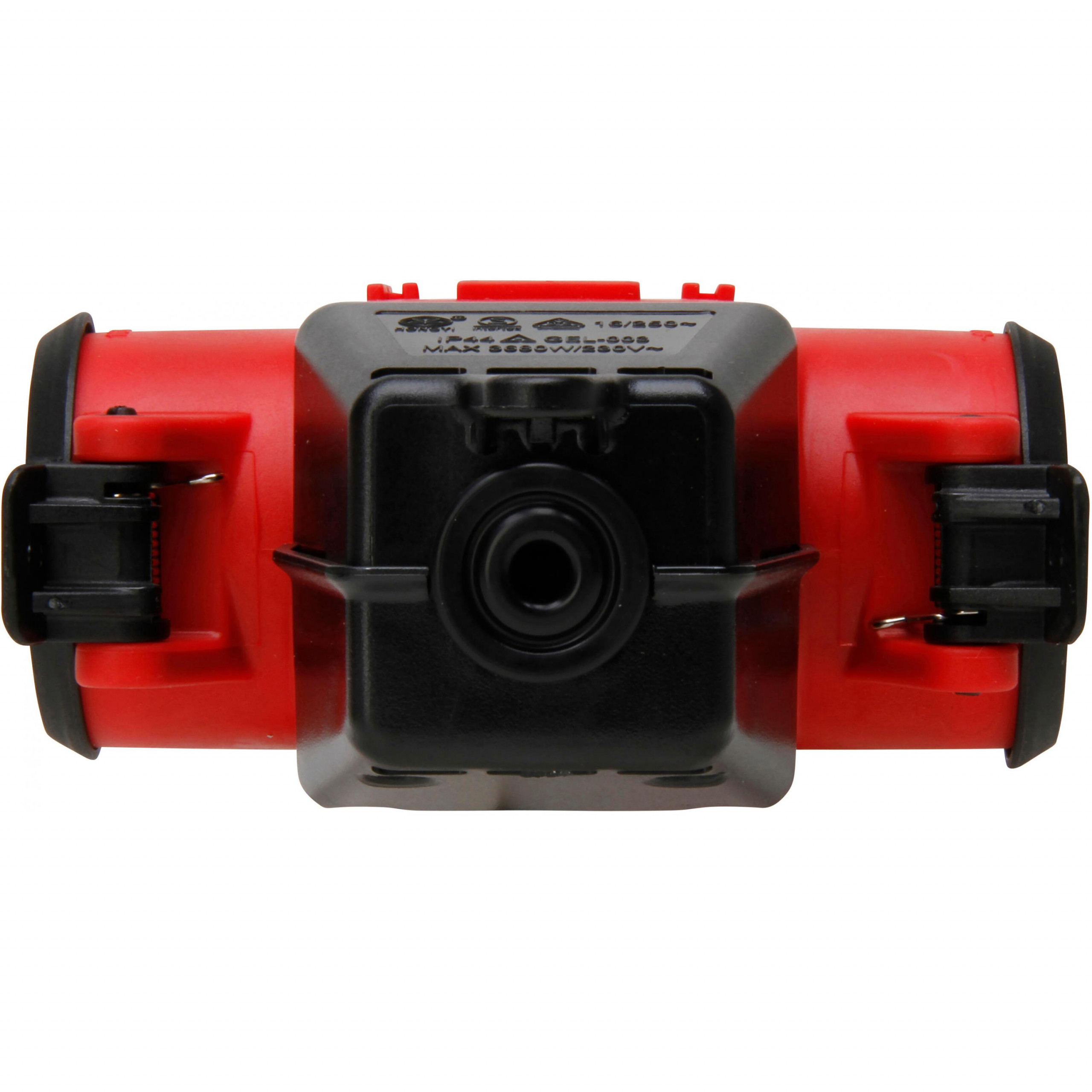 Contrastekker 3V RA, kunststof, deksel, rood - Afbeelding 4