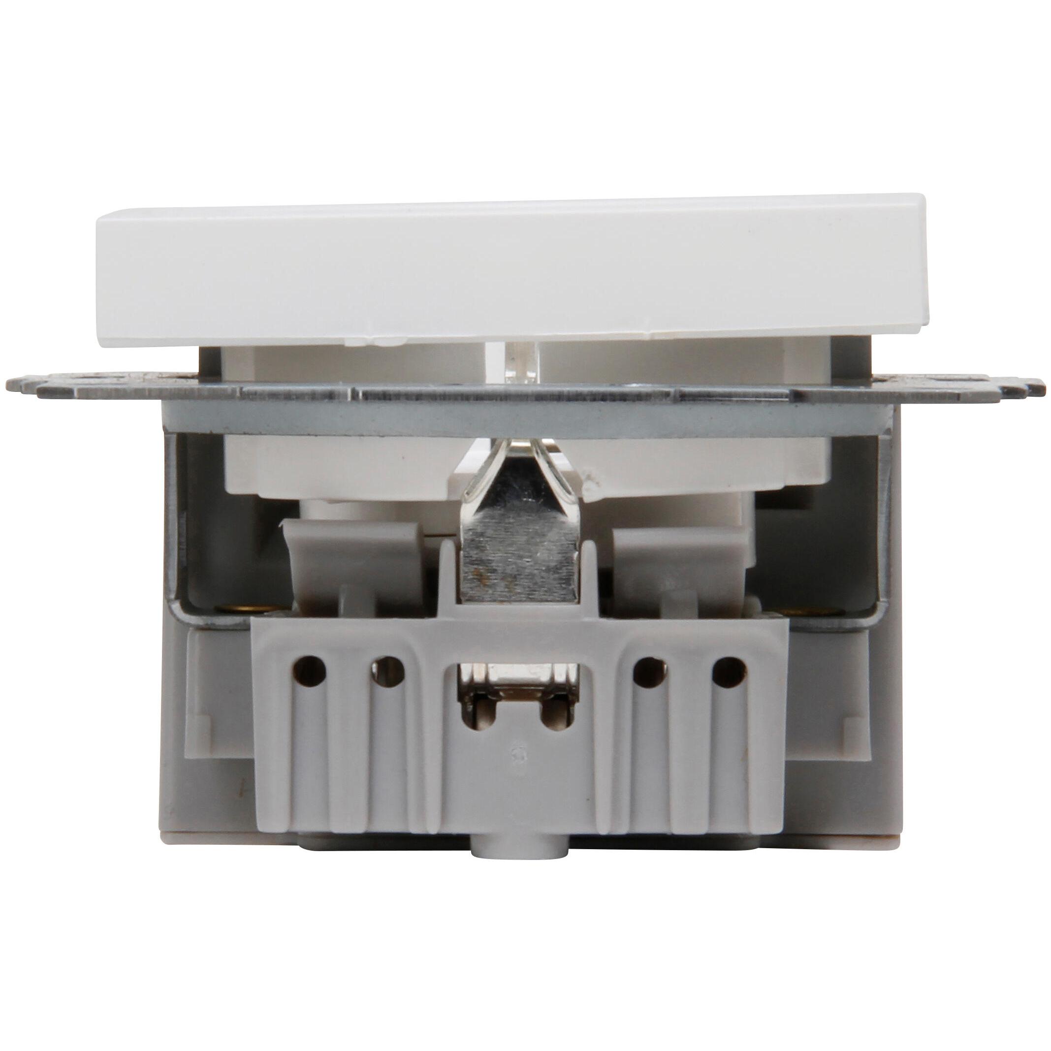 HK07 - Schutzkontakt-Steckdose, USB A/C Anschluss, Farbe: arktisweiß matt – Bild 5