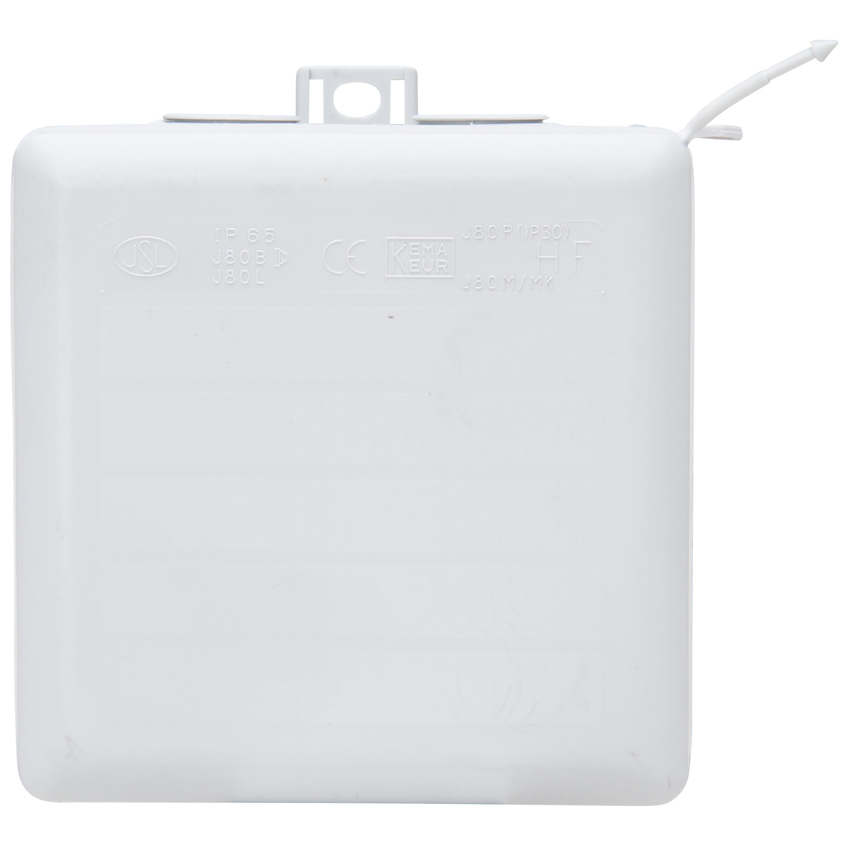 Feuchtraum Aufputz-Abzweigdose, 83x83x50mm, IP65, grau – Bild 2