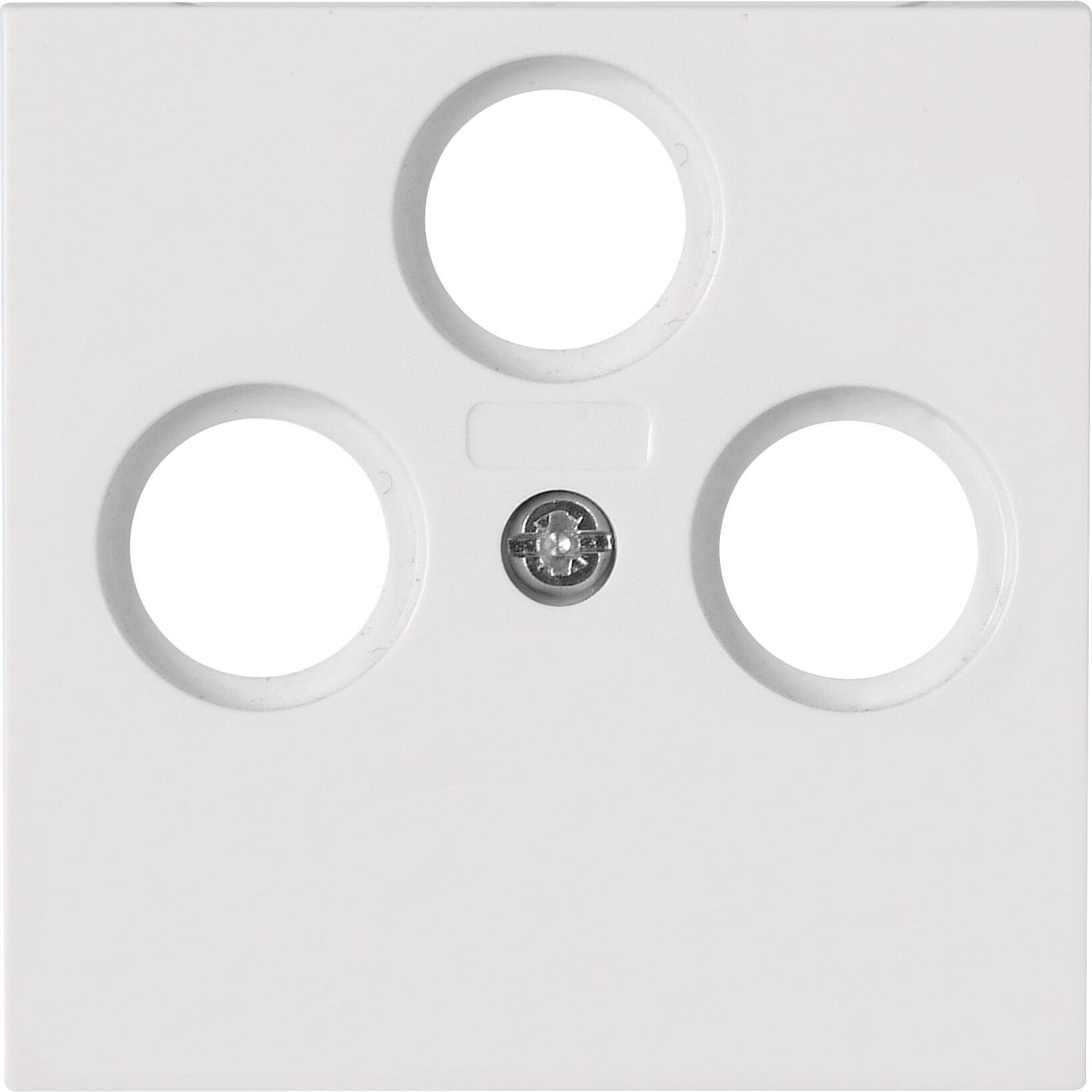 Kopp Athenis Doppia Presa Per Antenna TV/RF - Colore Antracite - Serie Modulare Per Casa, 941215080