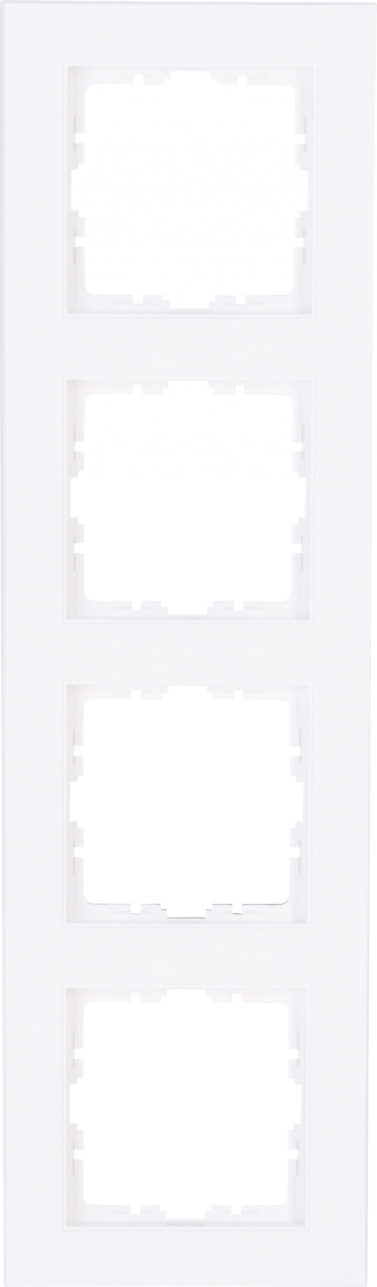 Kopp HK07 Abdeckrahmen 5-fach - Arktisweiß Matt, 55x55 Mm, IP 20, Für Schalter & Steckdosen