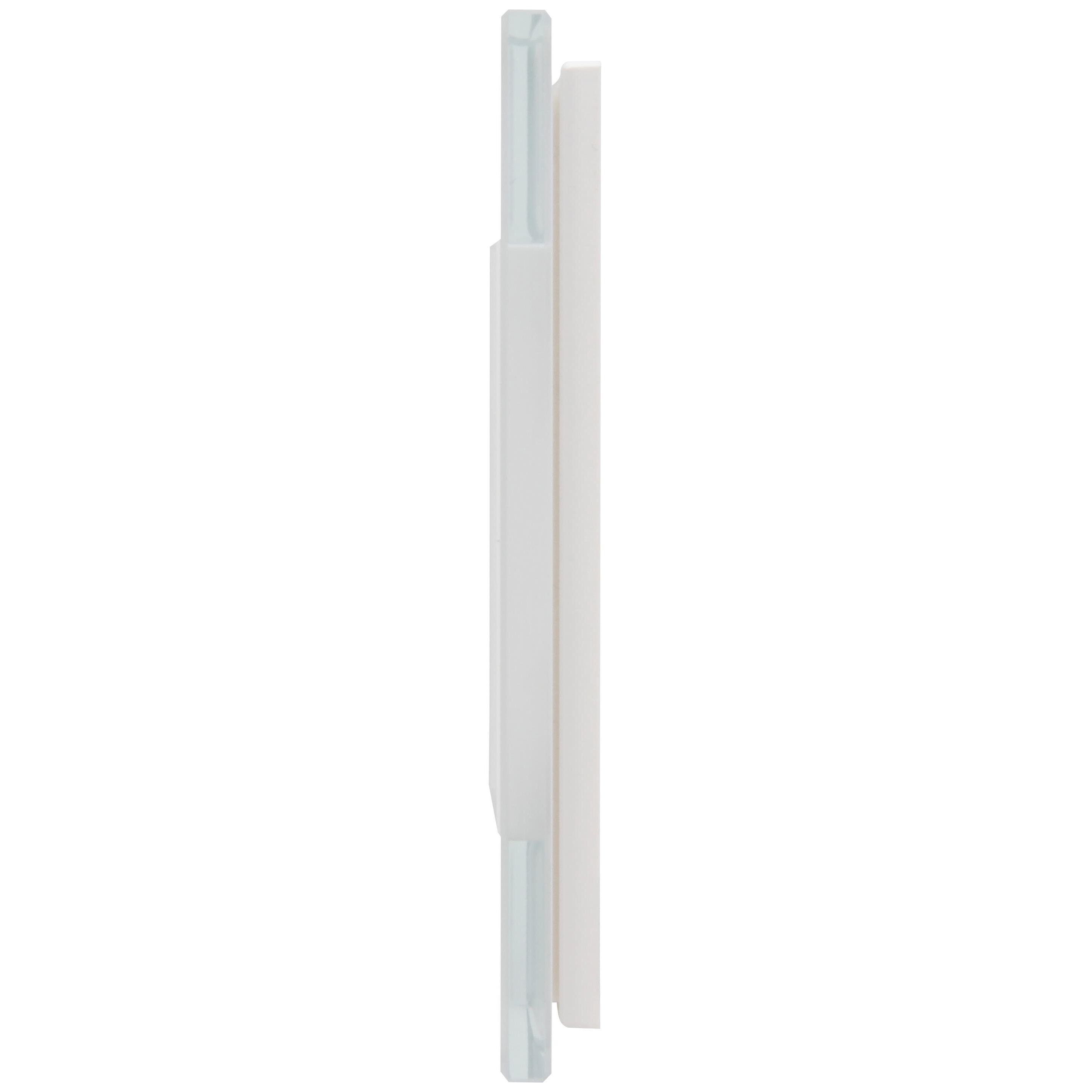 HK07 - Glas-Abdeckrahmen, 1-fach, Farbe: weiß – Bild 6