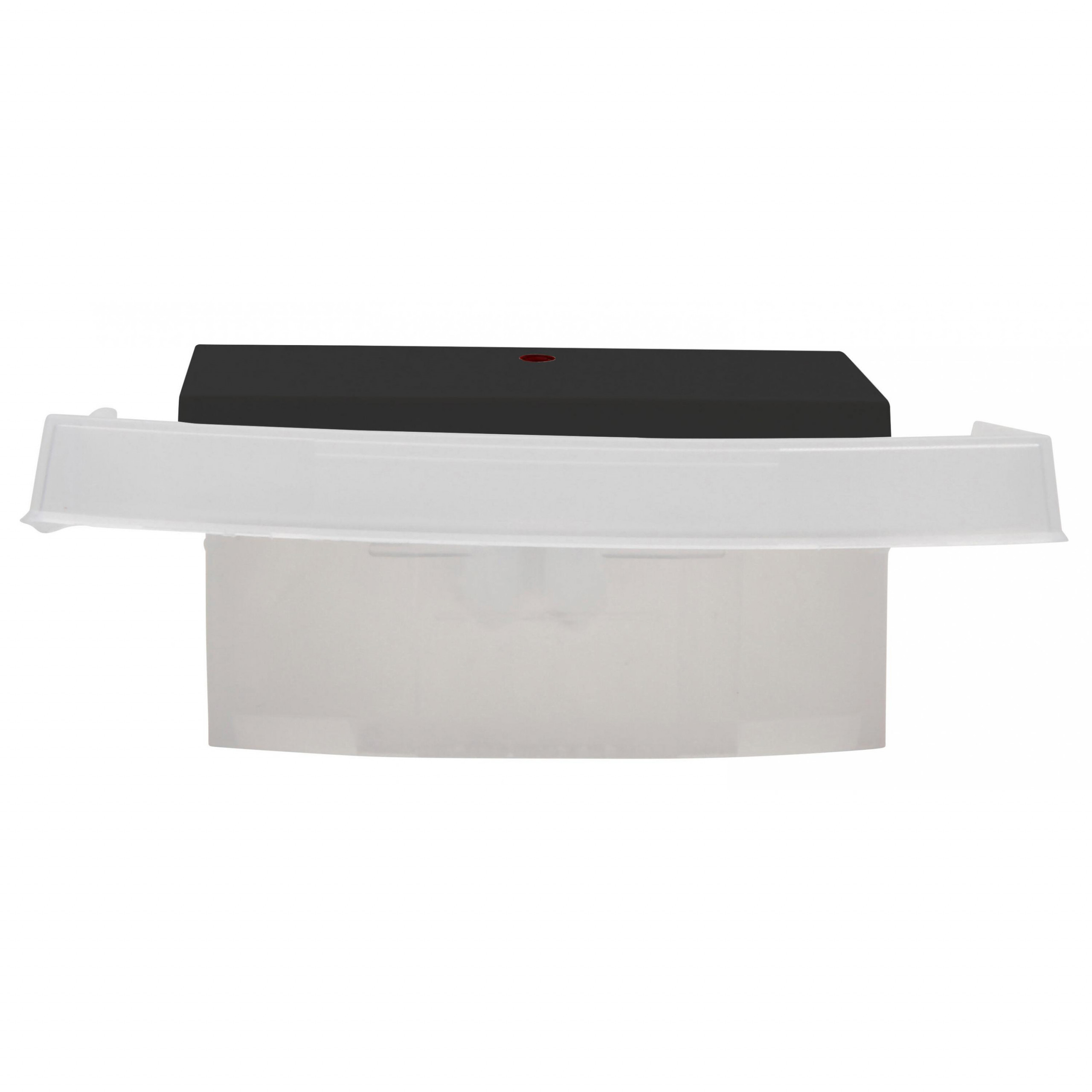 HK07 IP44 - Flächenwippe mit Linse rot, Farbe: anthrazit – Bild 4