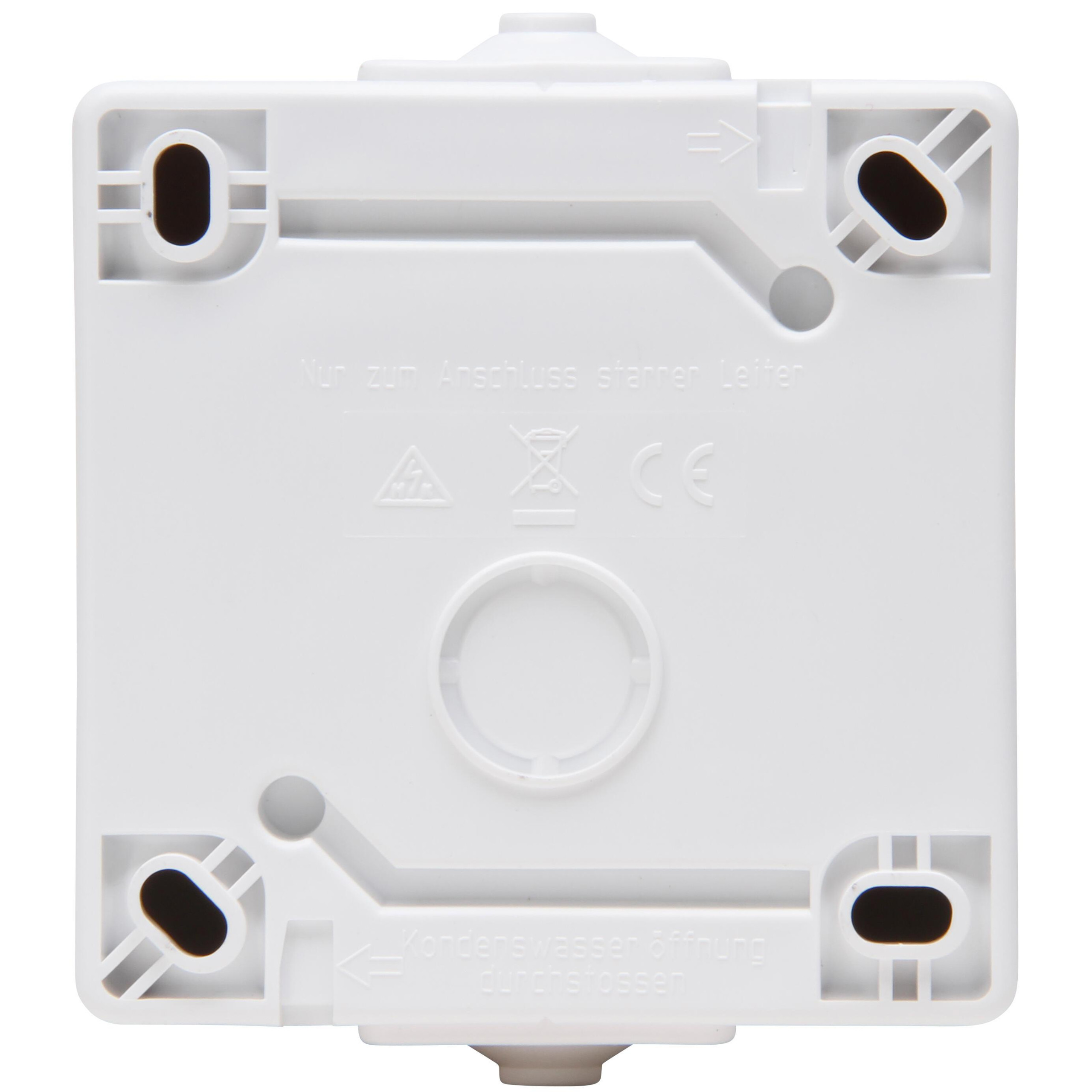 Nautic - 2-polig schakelaar IP44 wit - Afbeelding 3