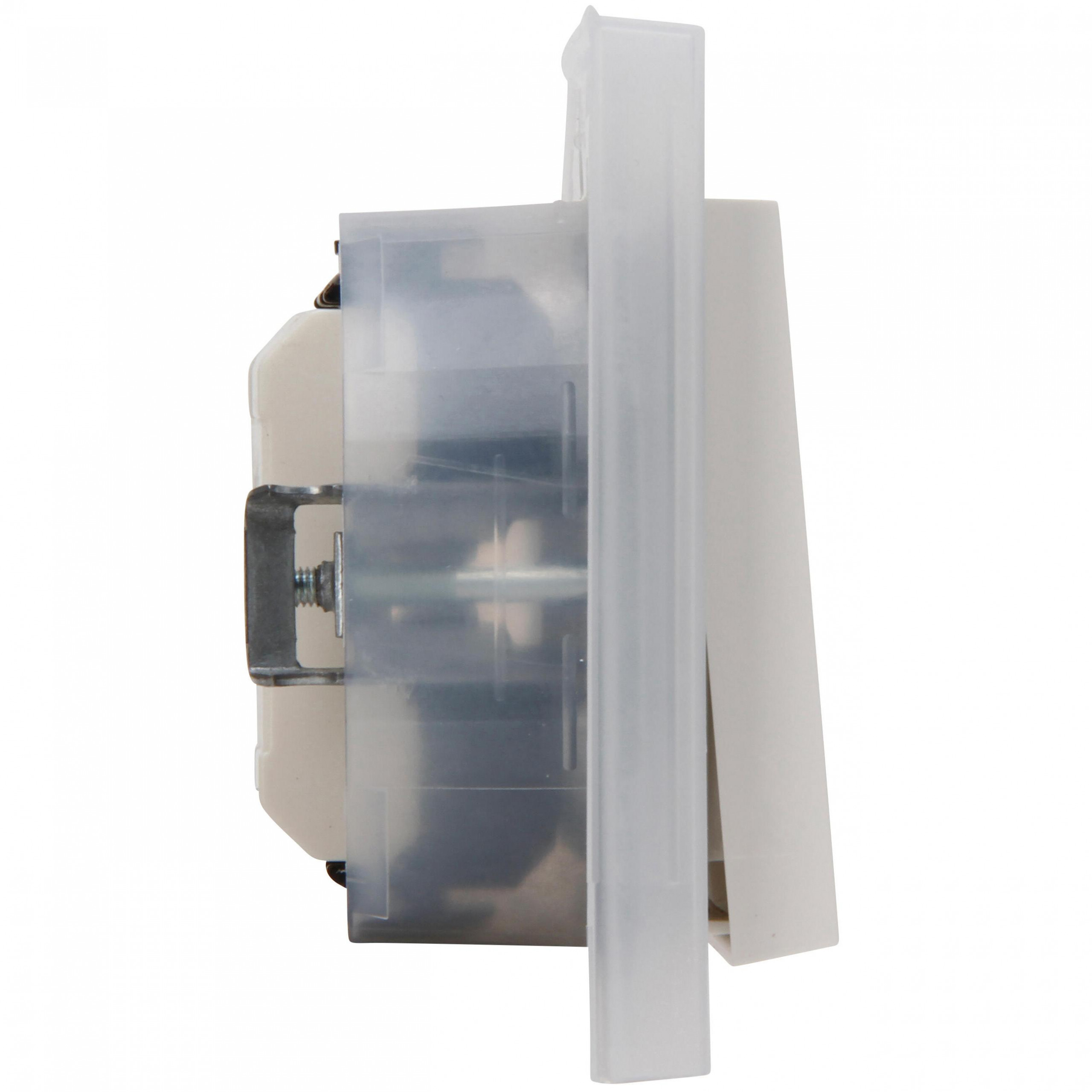 ATHENIS IP44 - Taster, Federplatte und Dichtungsring, Farbe: reinweiß – Bild 8