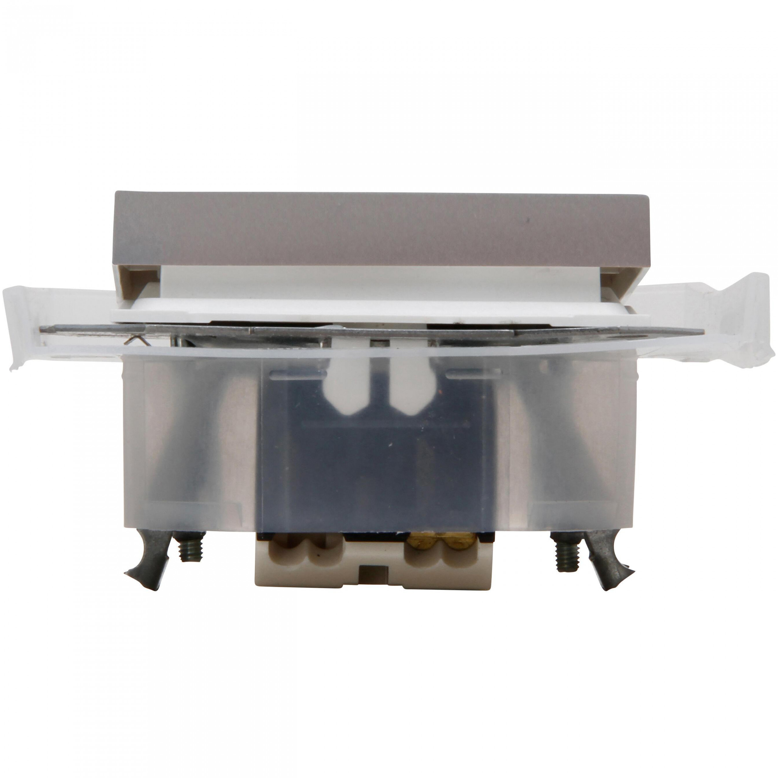 ATHENIS IP44 - Wechsel-/Kontrollschalter, Federplatte und Dichtungsring, Farbe: stahl – Bild 6