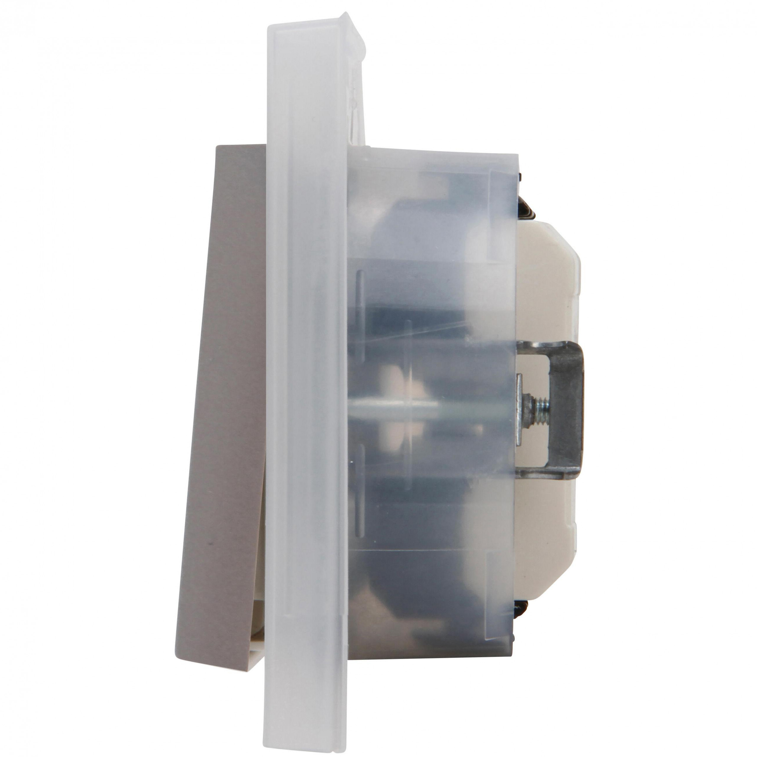 ATHENIS IP44 - Wechsel-/Kontrollschalter, Federplatte und Dichtungsring, Farbe: stahl – Bild 7