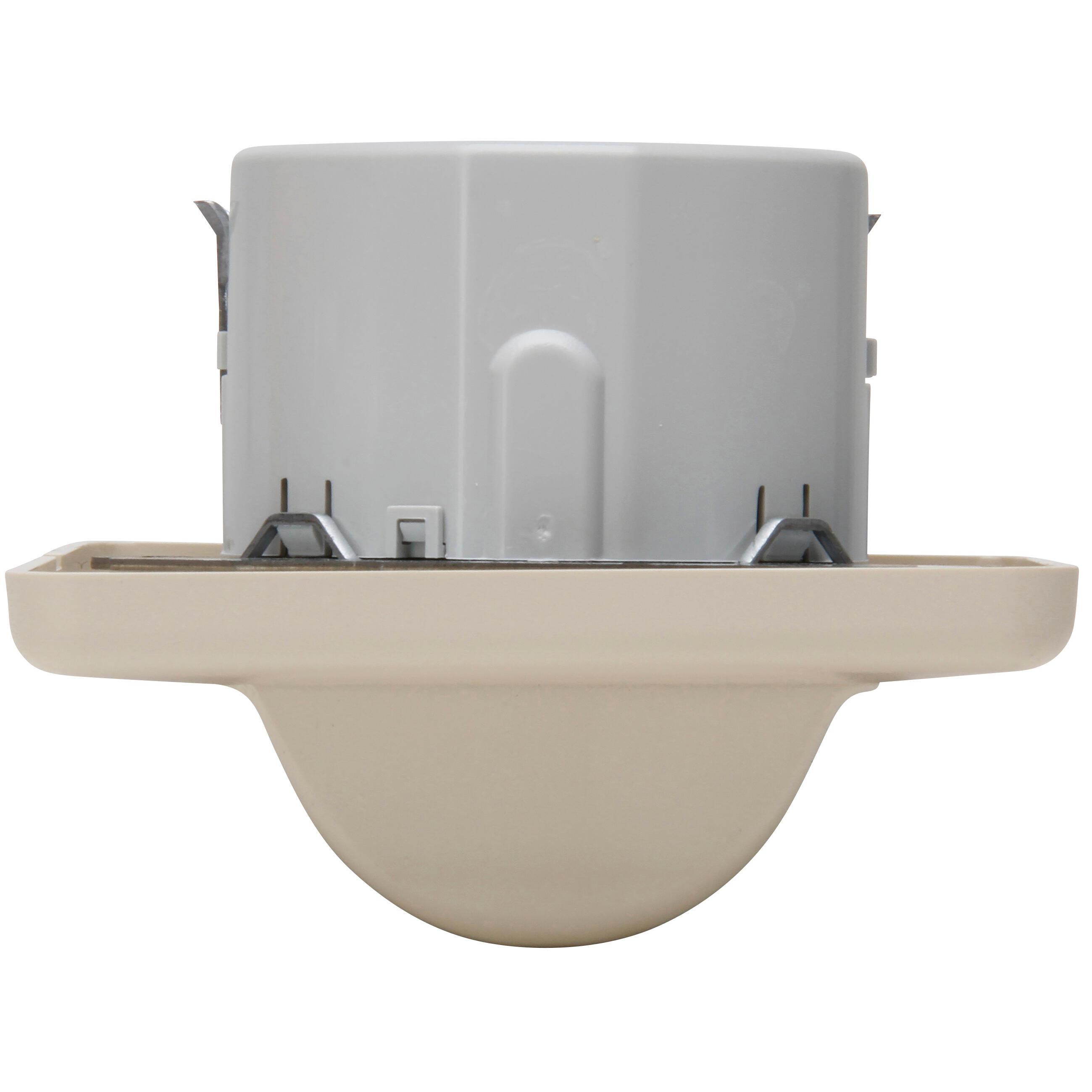 EUROPA - INFRAcontrol R180°, Infrarot-Bewegungsmelder, 3-Draht-Gerät, max. 1.000W, Komplettgerät mit Abdeckrahmen, Farbe: cremeweiß – Bild 4