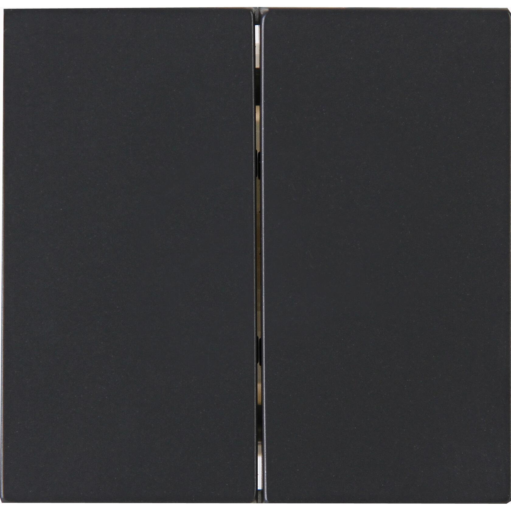 Blue-control - HK07 Flächendoppelwippe, für energieautarkes Bluetooth-Wandschaltermodul, Farbe: anthrazit