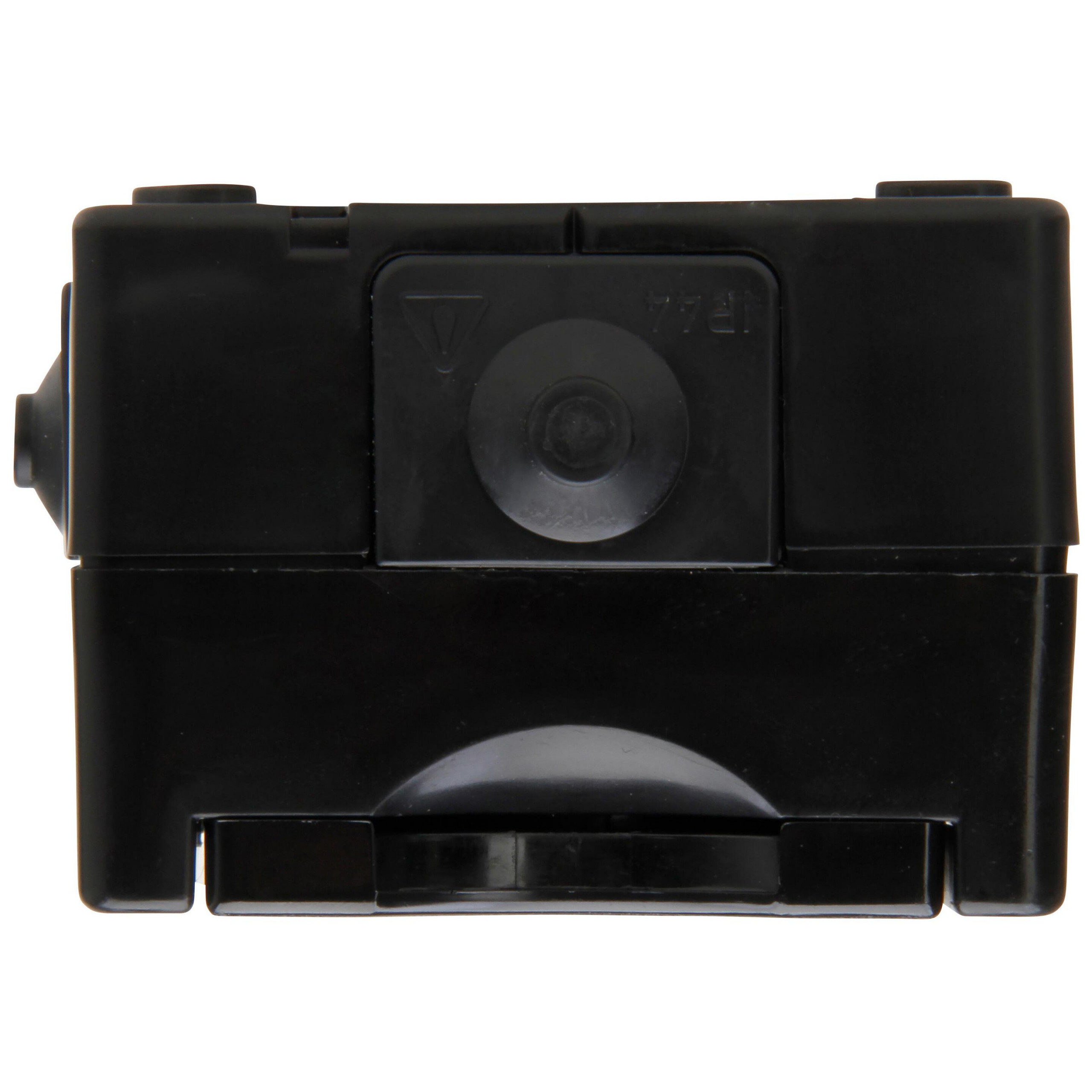 proAQA – Schutzkontakt-Steckdose, 2-fach, Klappdeckel, senkrecht, Farbe: schwarz – Bild 5