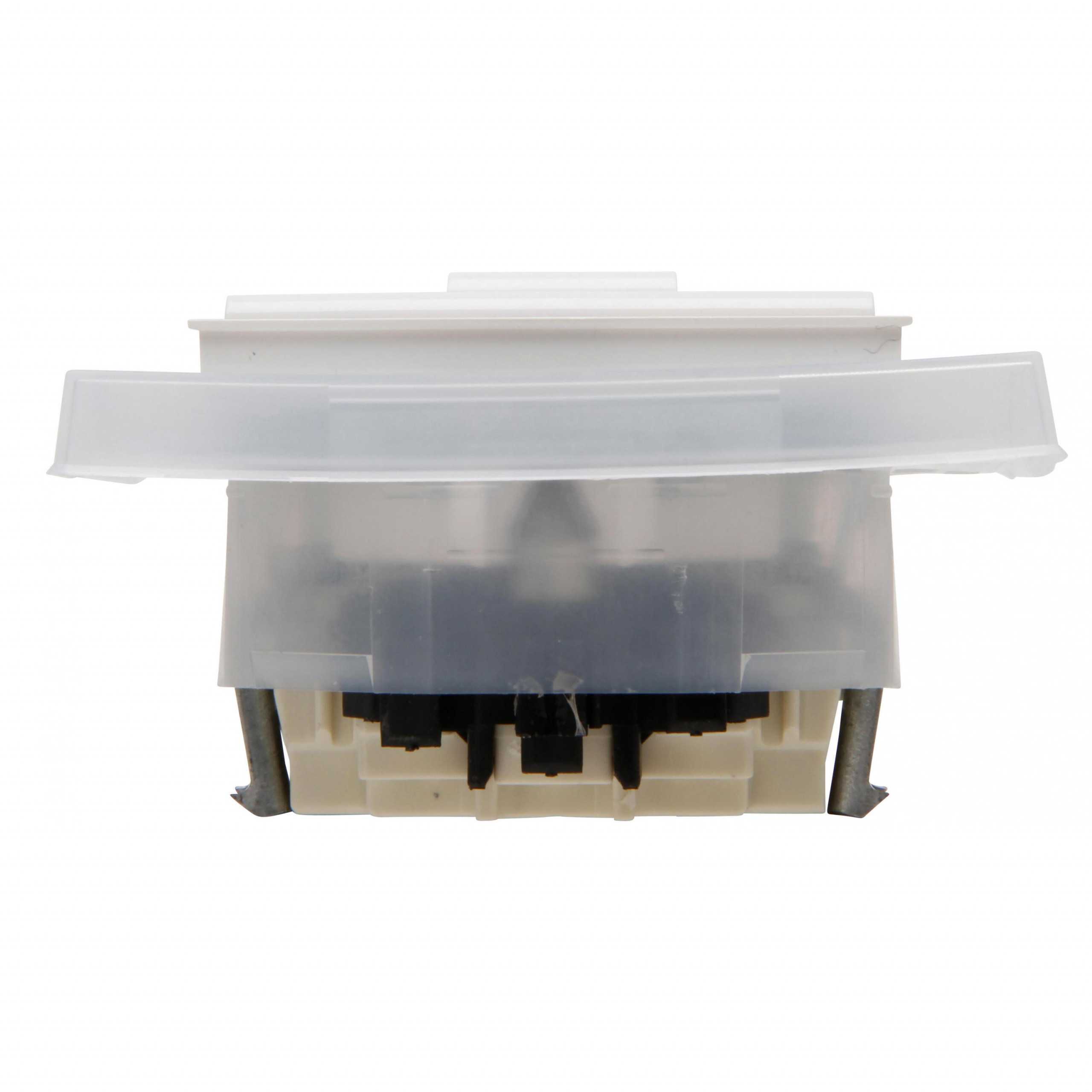 ATHENIS IP44 - Unterputz-Feuchtraum Schutzkontakt-Steckdose mit Klappdeckel, erhöhter Berührungsschutz, Farbe: reinweiß – Bild 5