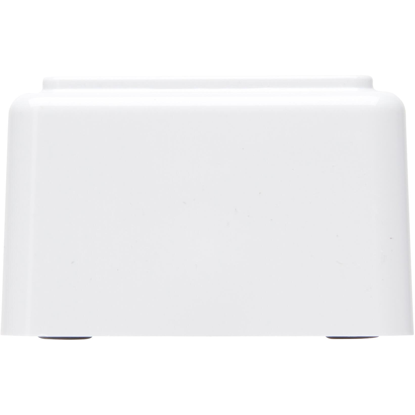 Surface-mounted STANDARD - Double earthed socket outlet with central earth contact, with shutter, color: arctic white - Image 4