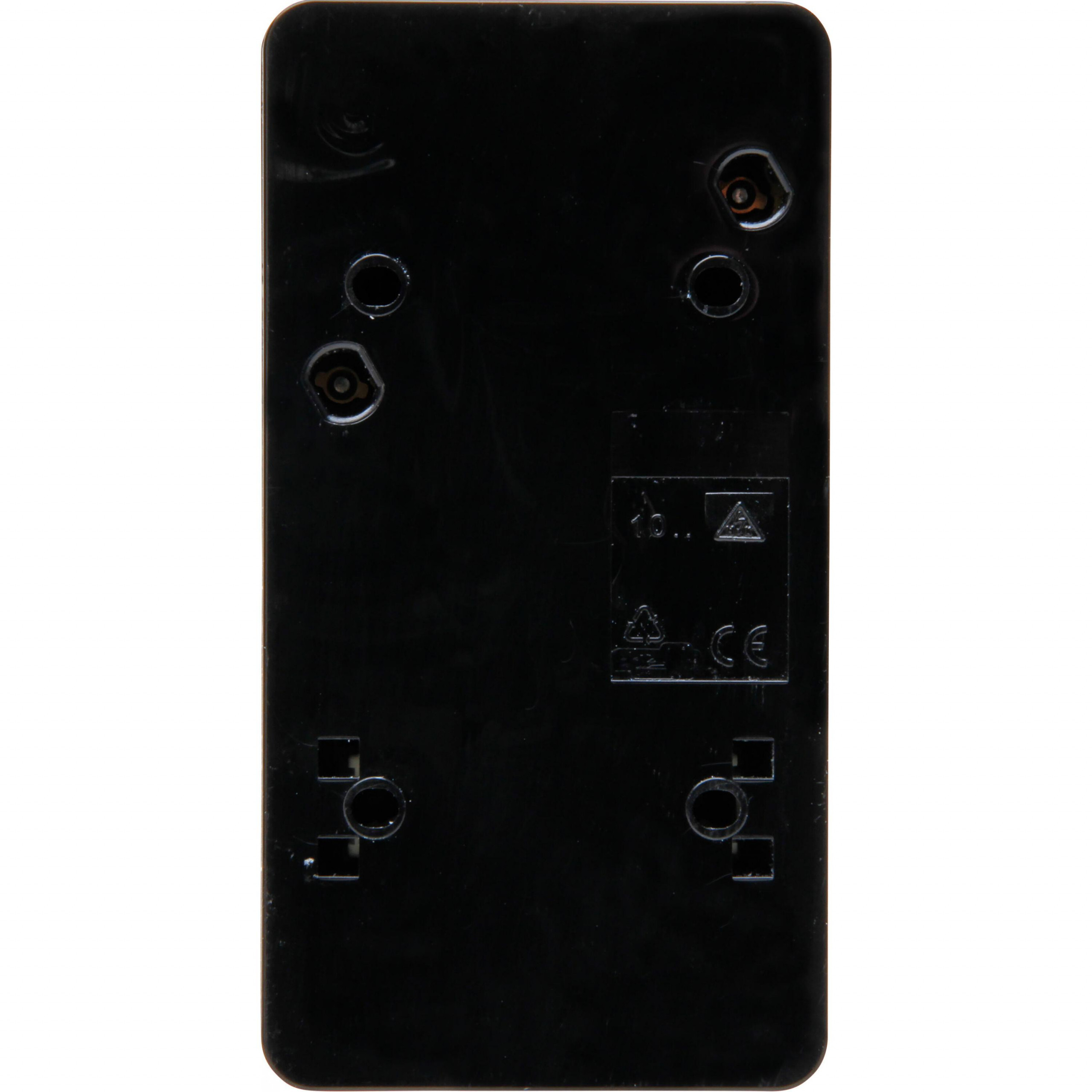 STANDARD - Center protective contact socket and A/W switch combination, with increased touch protection, colour: black - Image 3