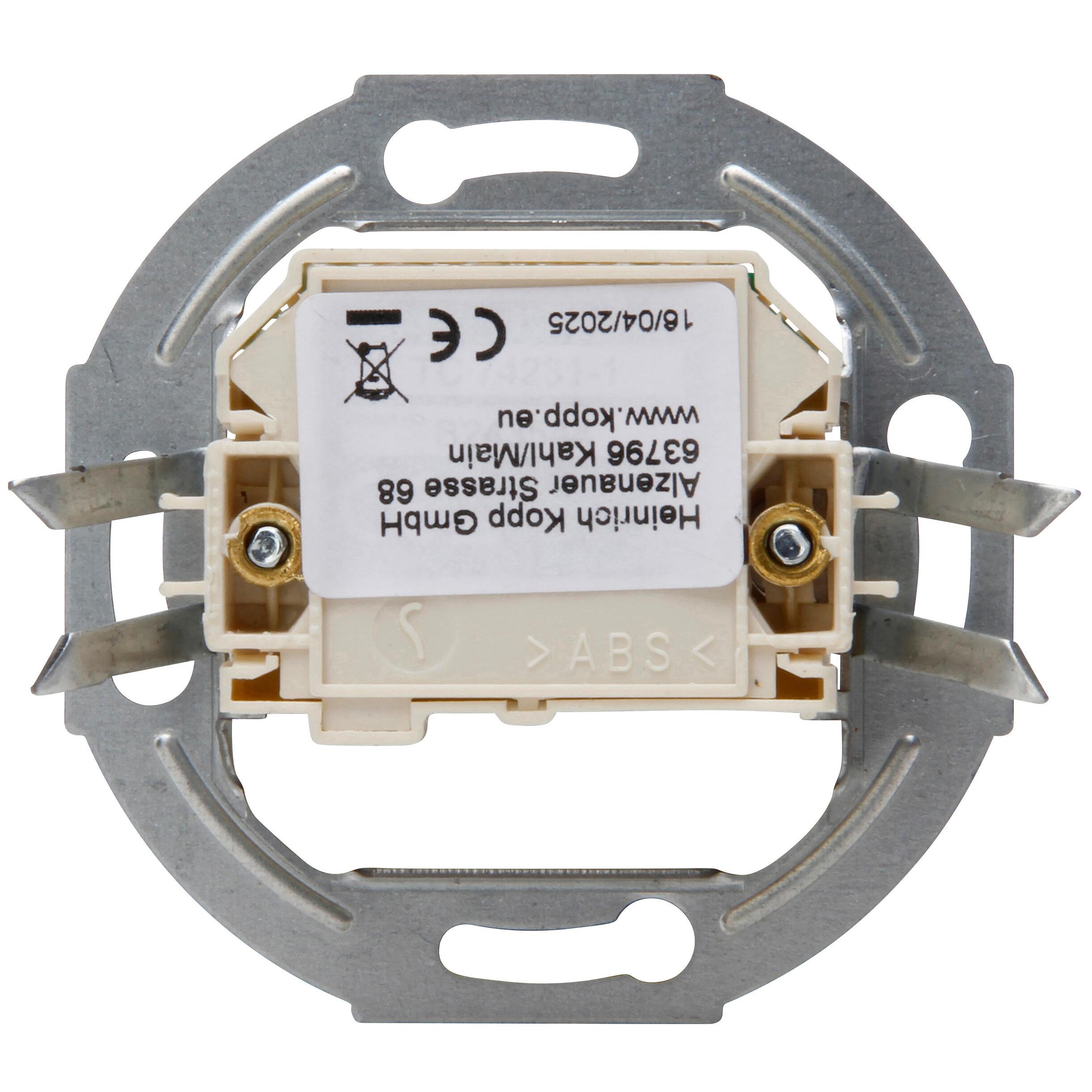 UAE CAT3 connecting socket, for telephone and data systems, flush-mounted, RJ11/12, RJ45, 8 assignable pins, 2 parallel plug connections - Image 3