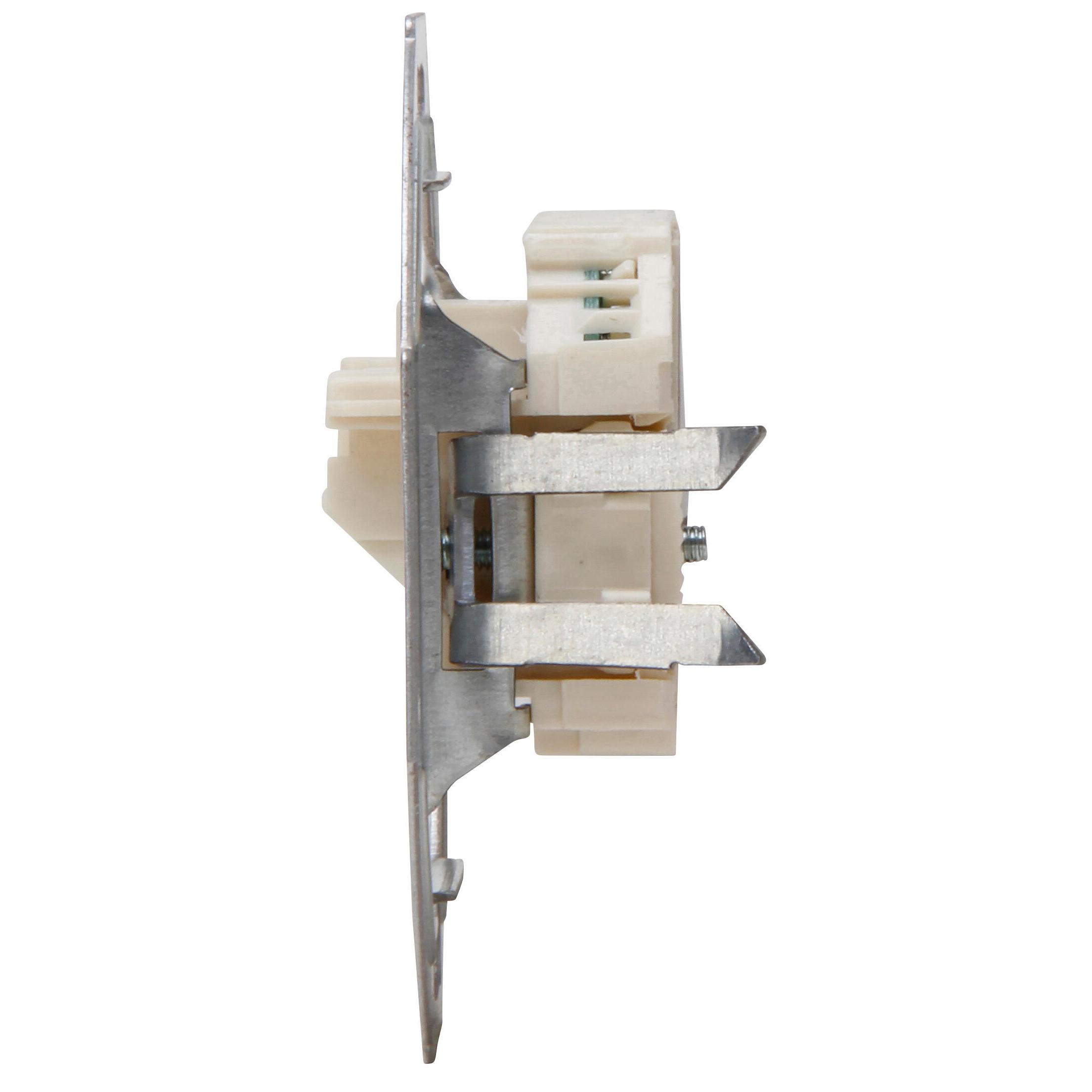 UAE CAT3 connecting socket, for telephone and data systems, flush-mounted, RJ11/12, RJ45, 8 assignable pins, 2 parallel plug connections - Image 7