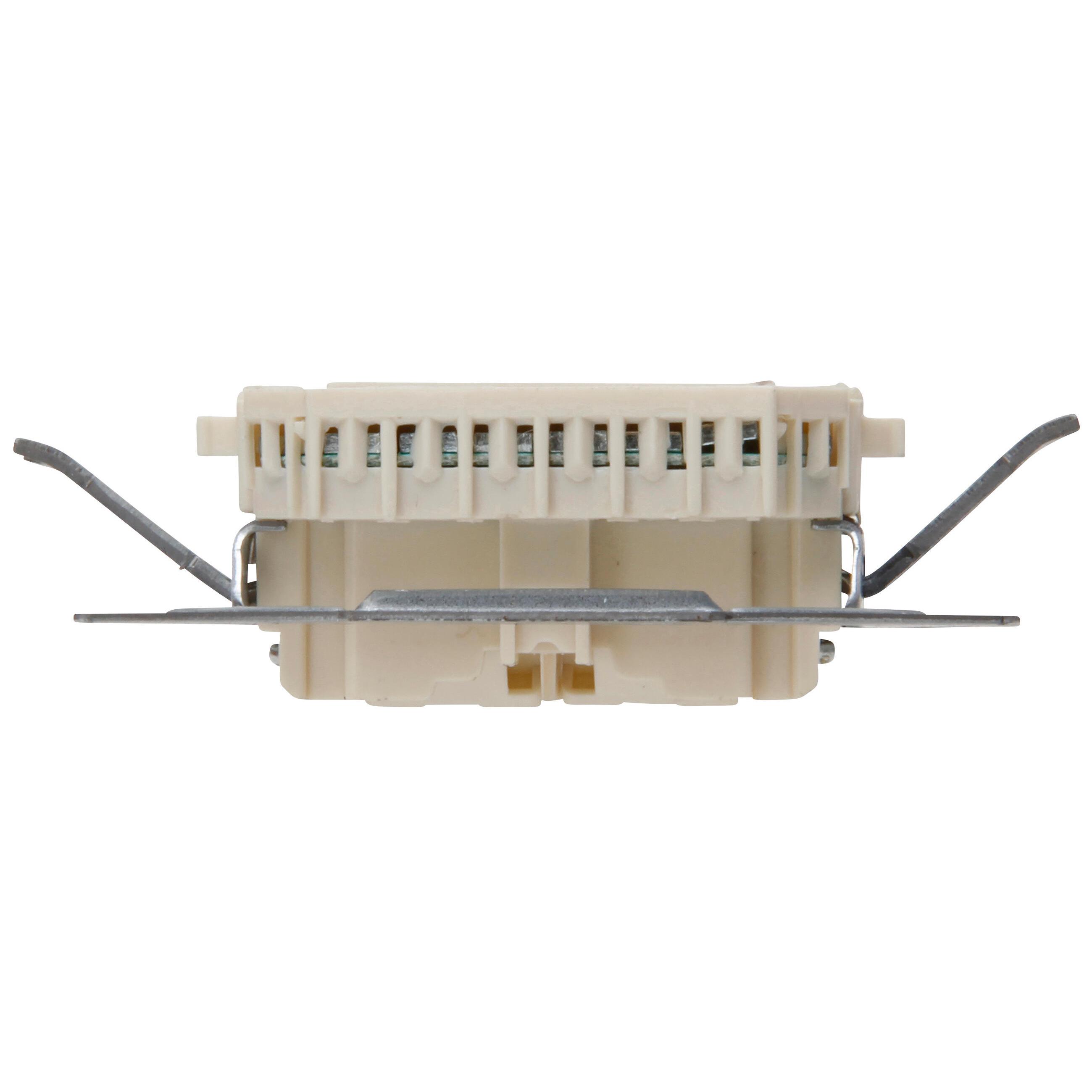 UAE CAT3 connecting socket, for telephone and data systems, flush-mounted, RJ11/12, RJ45, 8 assignable pins, 2 separate plug connections - Image 3