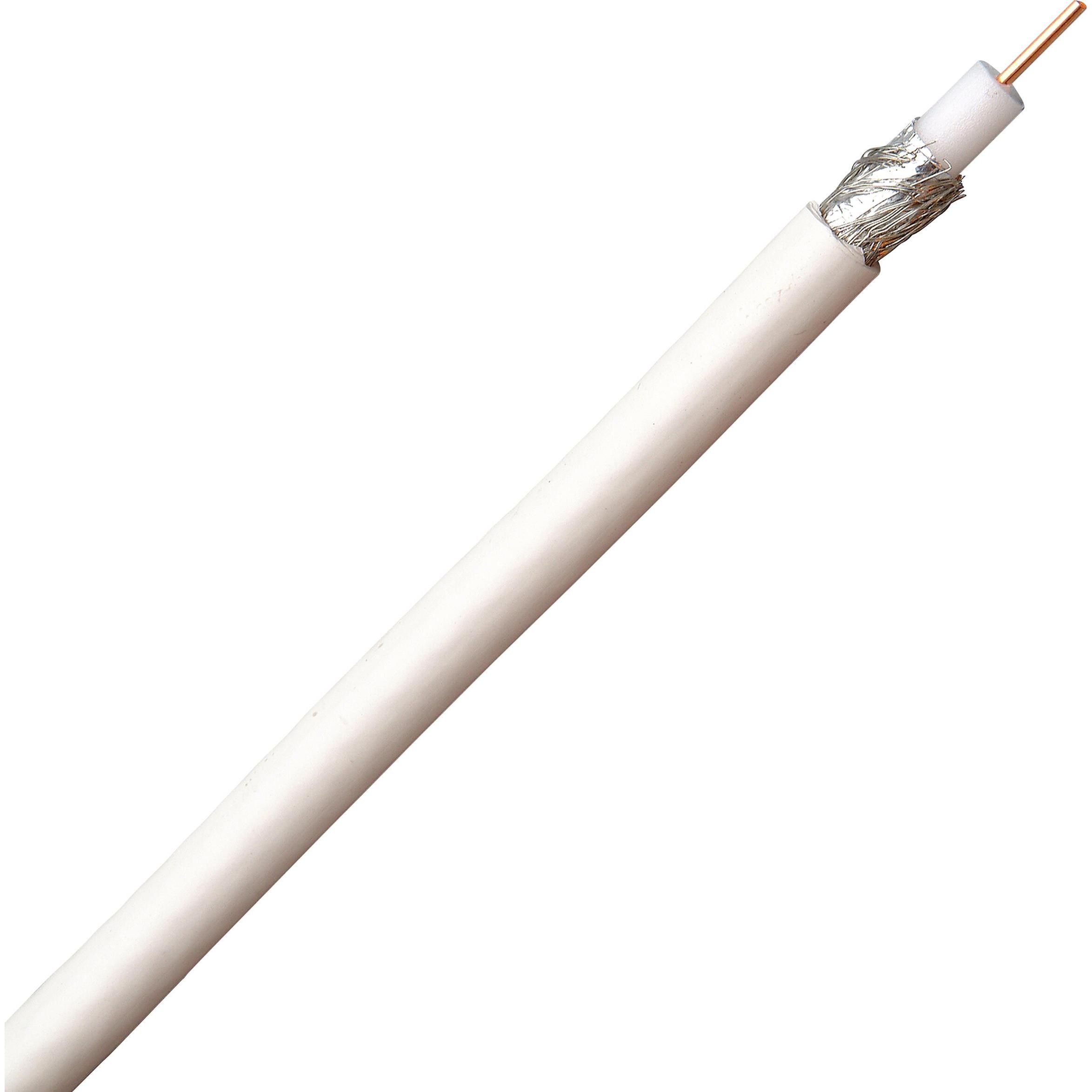 Coaxialcable, 1core, attenuation > 90 dB, colour white Heinrich