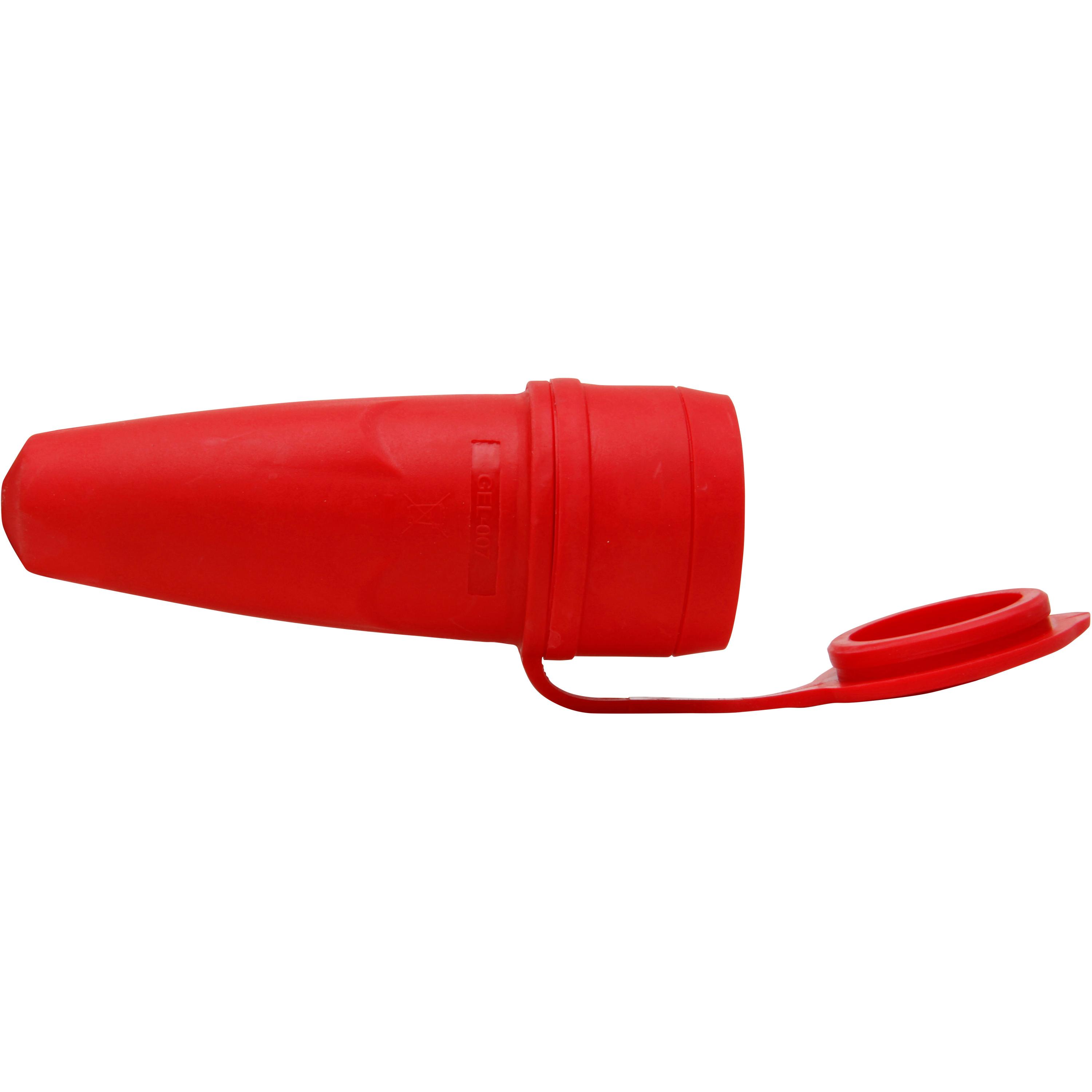 Rubber coupling with cover, for cable cross-section up to 3x1.5mm², 16A, 50V~, protection class IP44, colour: red - Image 7