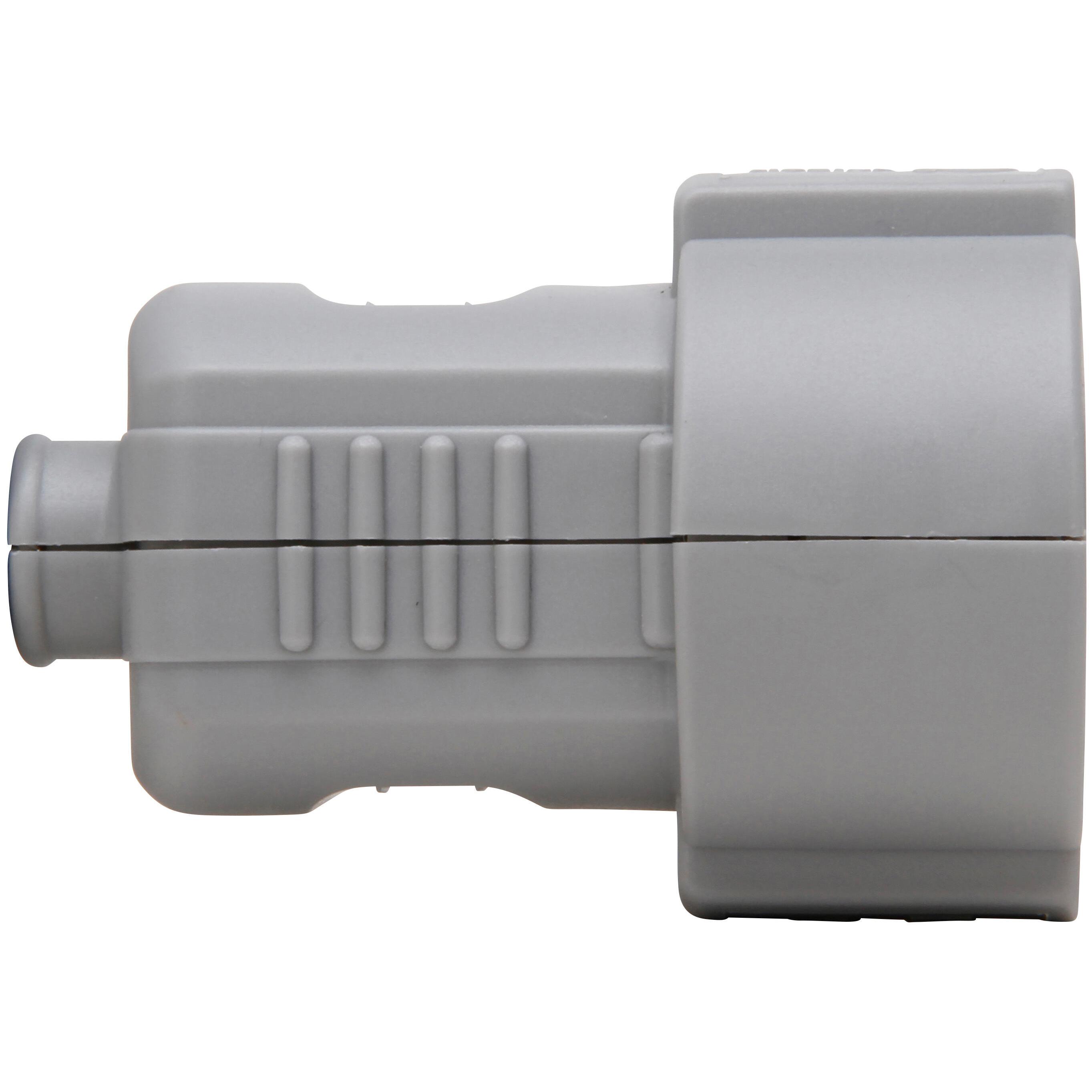 Plastic protective contact shell coupling, break-proof, for cable cross-section up to cable cross-section up to 3x1.5mm², colour: grey - Image 7