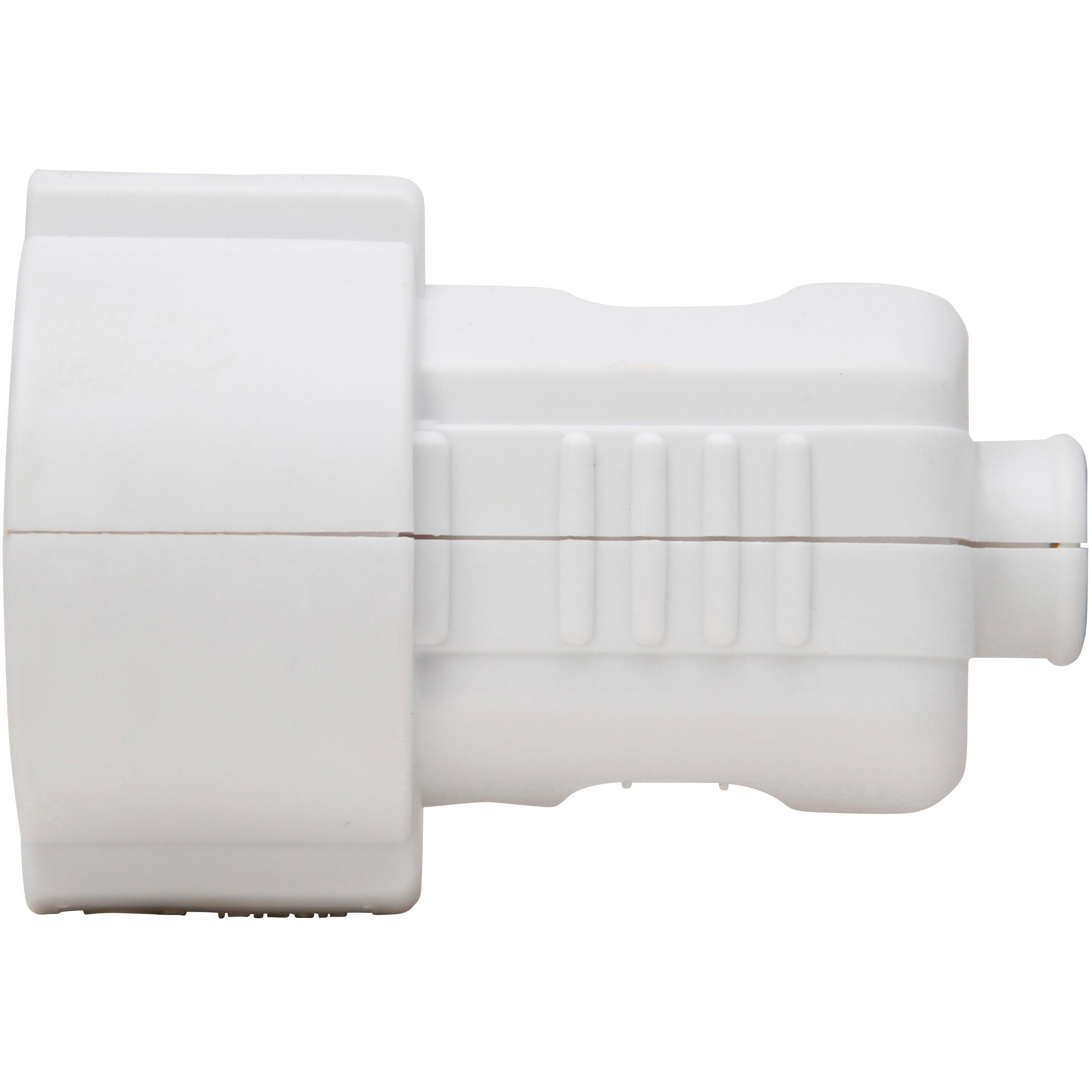 Plastic protective contact shell coupling, break-proof, for cable cross-section up to cable cross-section up to 3x1.5mm², colour: white - Image 6