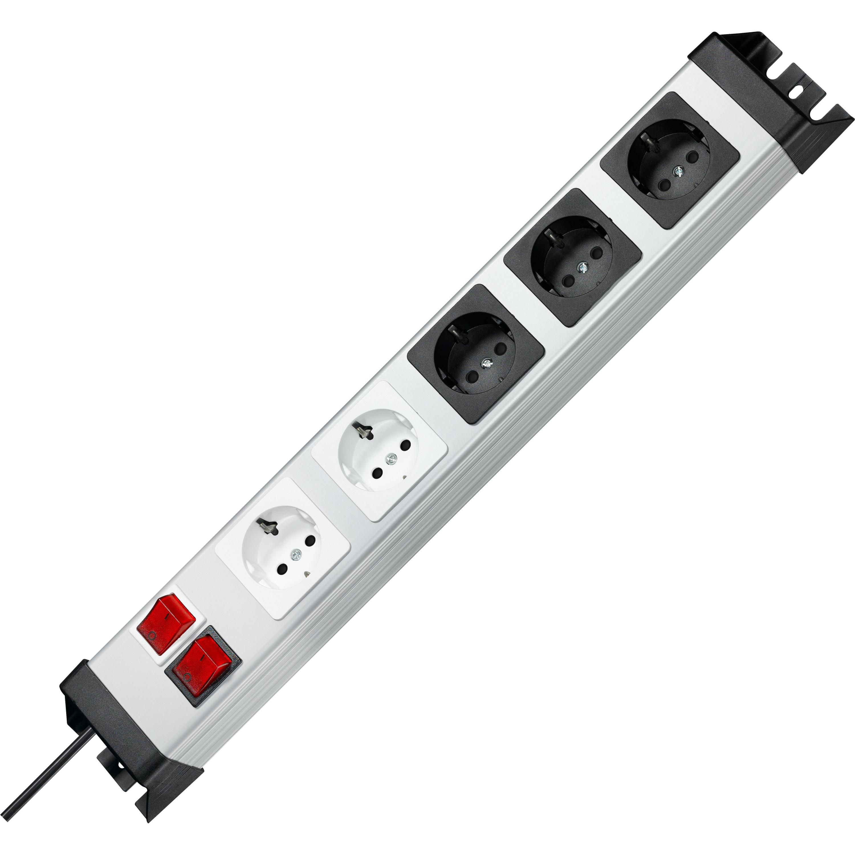 POWERversal 2+3-way, group switching with two illuminated switches (2-pole), with shutter, cable 1.4m
