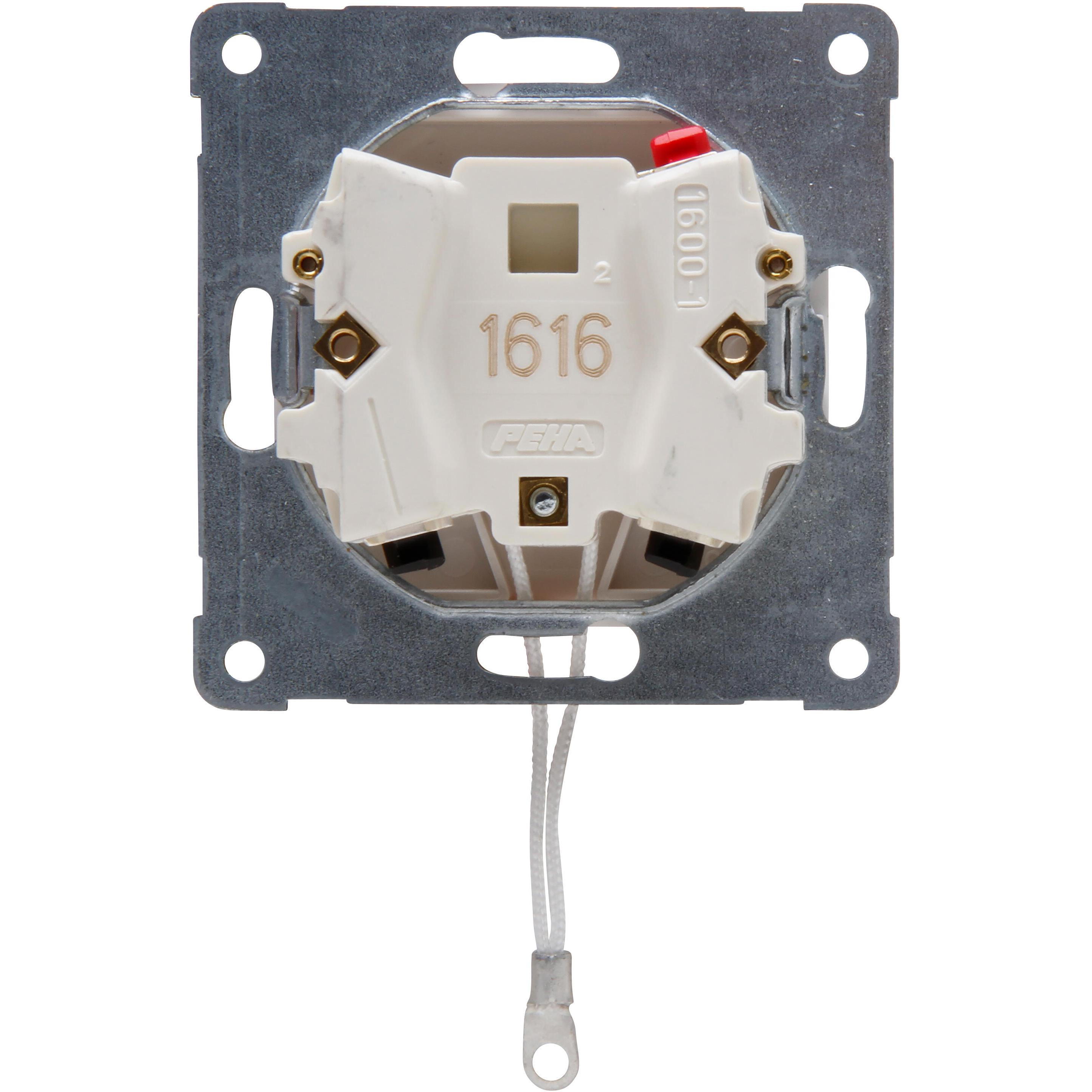 HK07 - pull switch with cover, colour: arctic white - Image 3