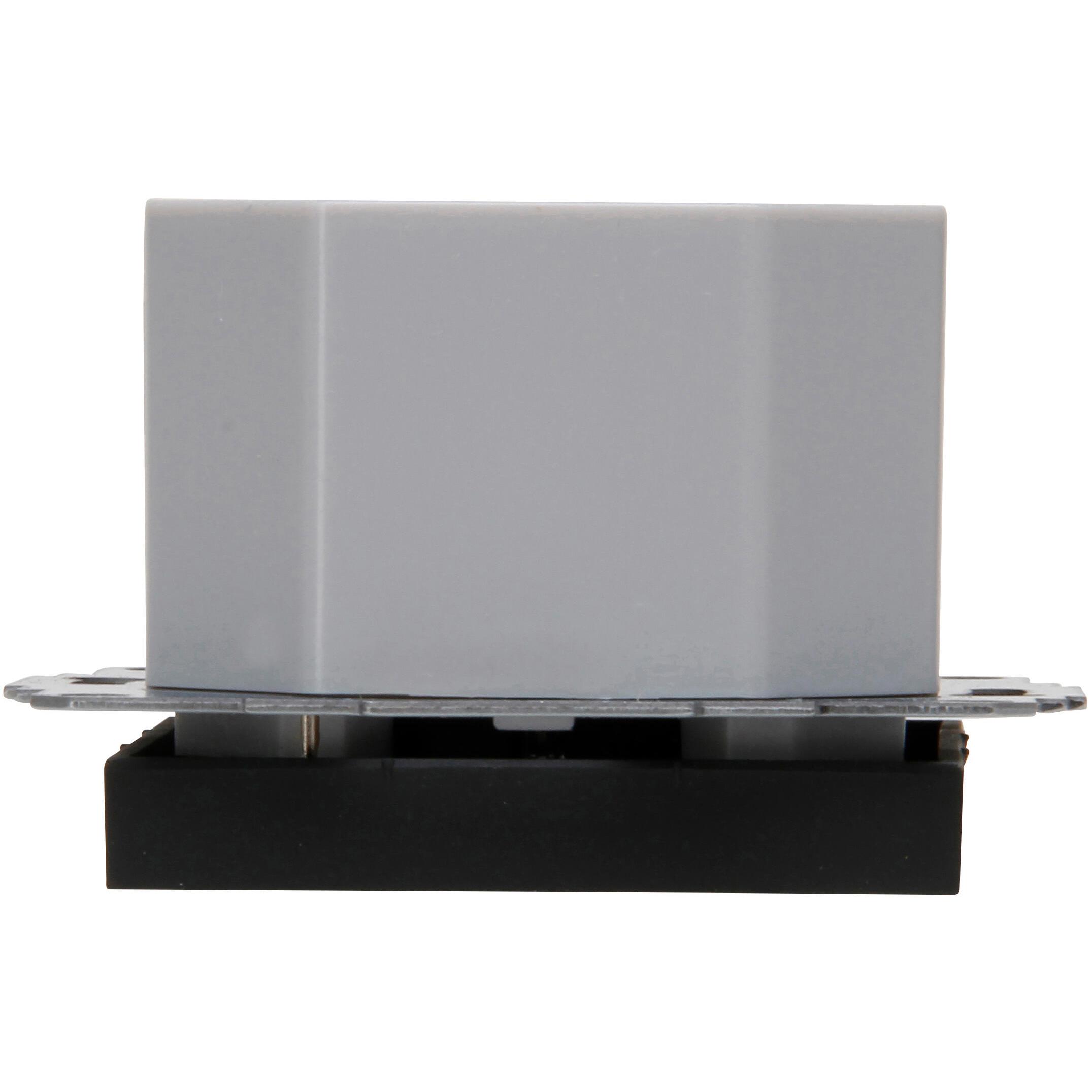ATHENIS - flush-mounted socket outlet with earthing contact, USB A/C charging socket, colour: anthracite - Image 4