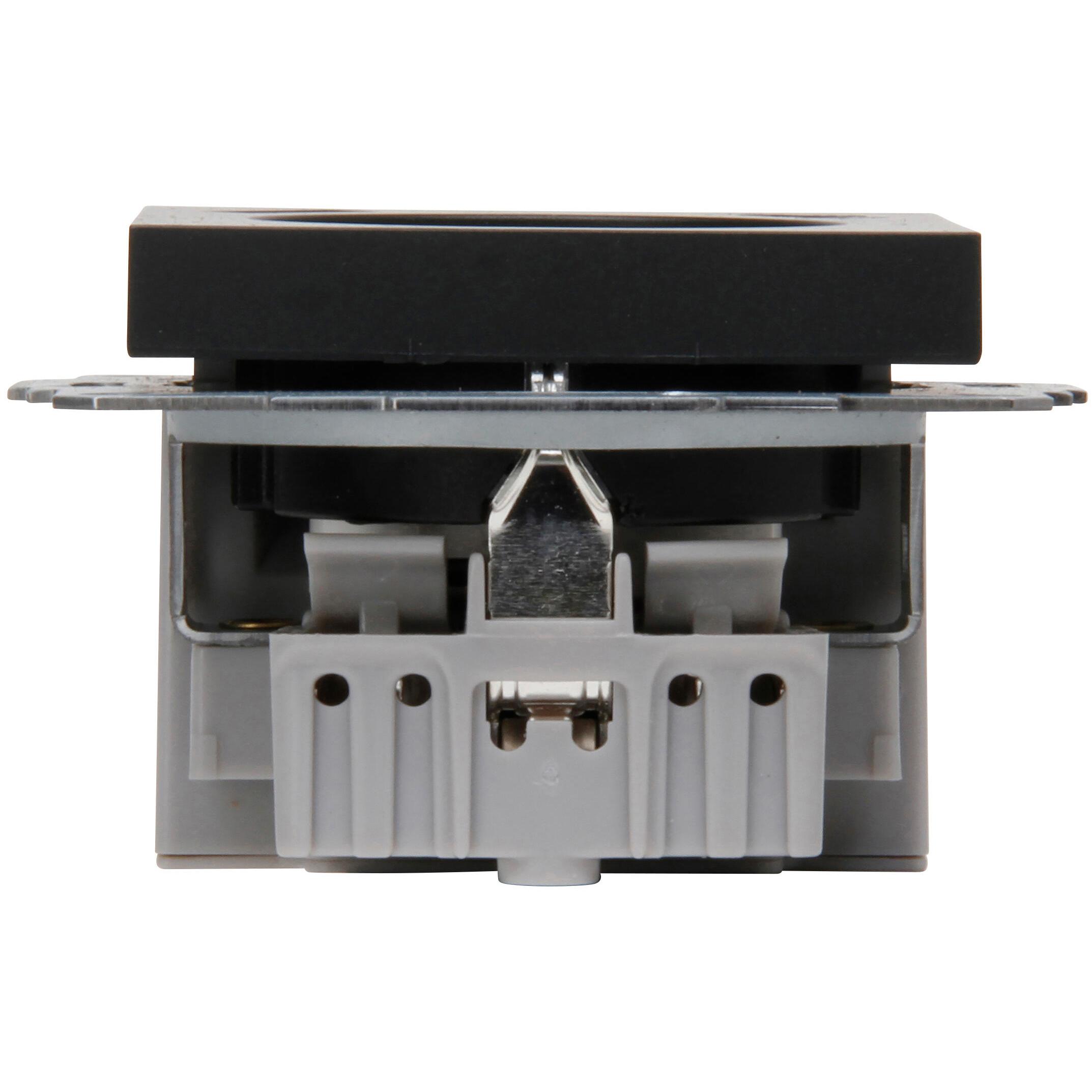 ATHENIS - flush-mounted socket outlet with earthing contact, USB A/C charging socket, colour: anthracite - Image 5