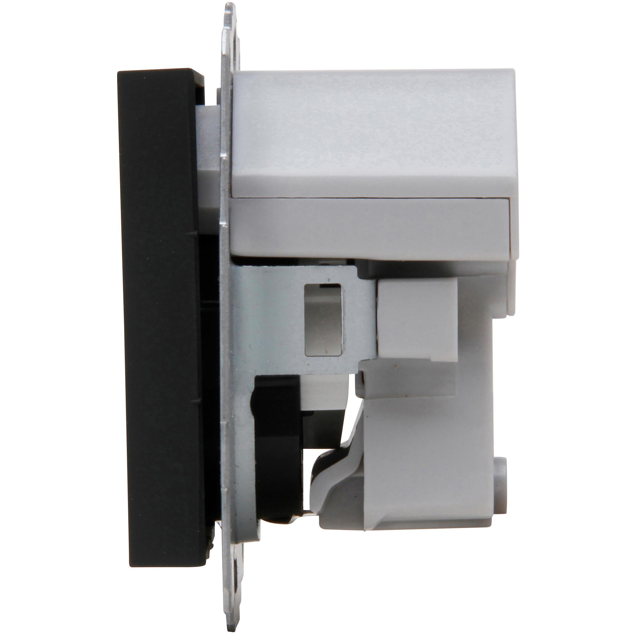 ATHENIS - flush-mounted socket outlet with earthing contact, USB A/C charging socket, colour: anthracite - Image 7