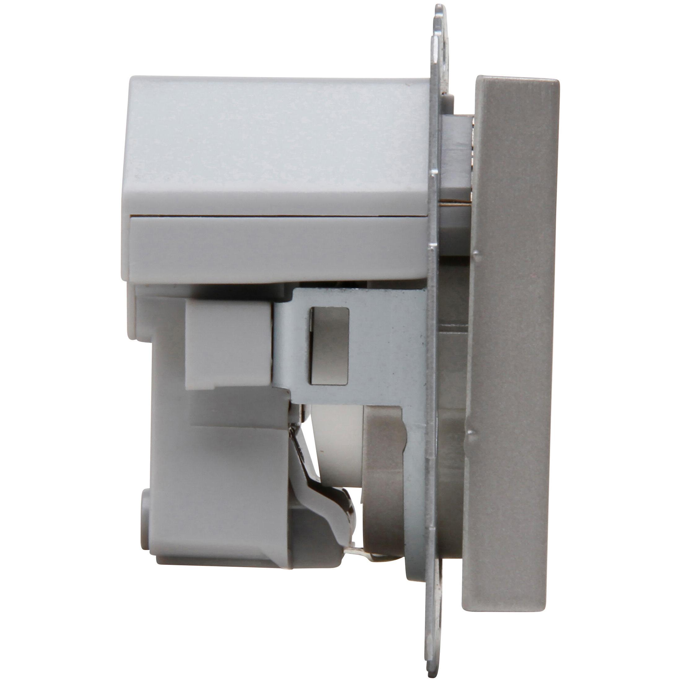 ATHENIS - Flush-mounted socket outlet with earthing contact, USB A/C charging socket, colour: steel - Image 7
