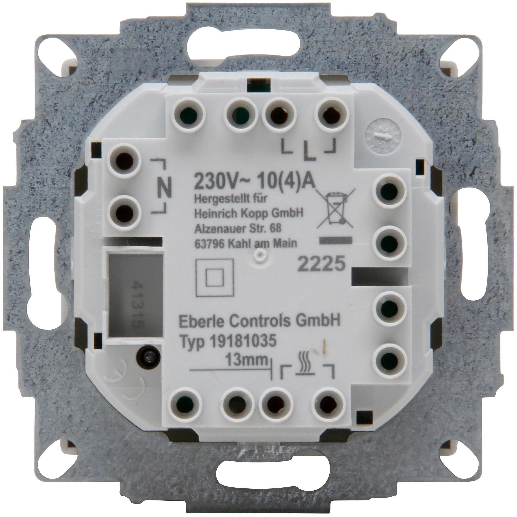 HK07 - room temperature controller "NC contact", 2.300 W, colour: arctic white matt - Image 3