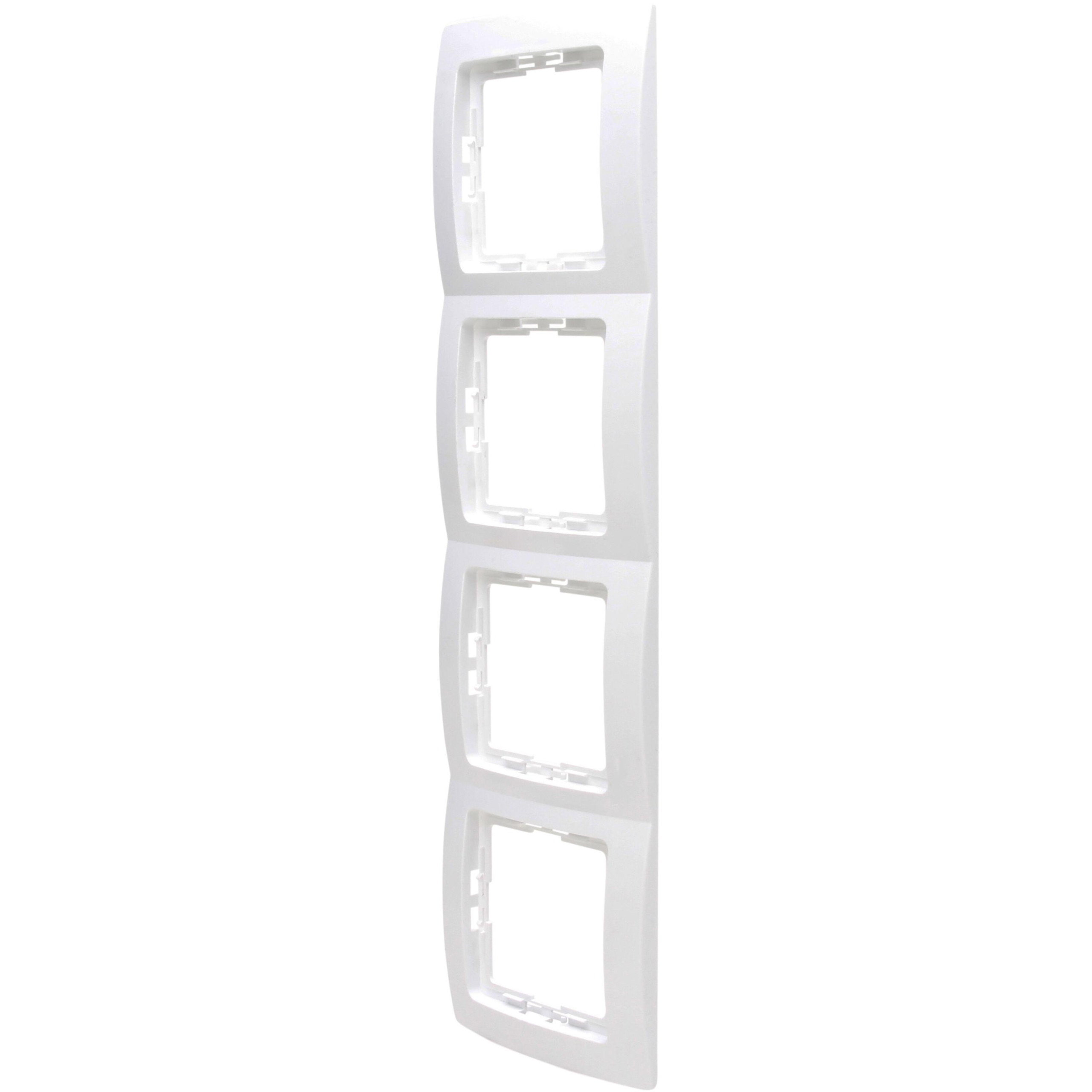HK05 - Cover frame 4-fold, colour: arctic white - Image 8