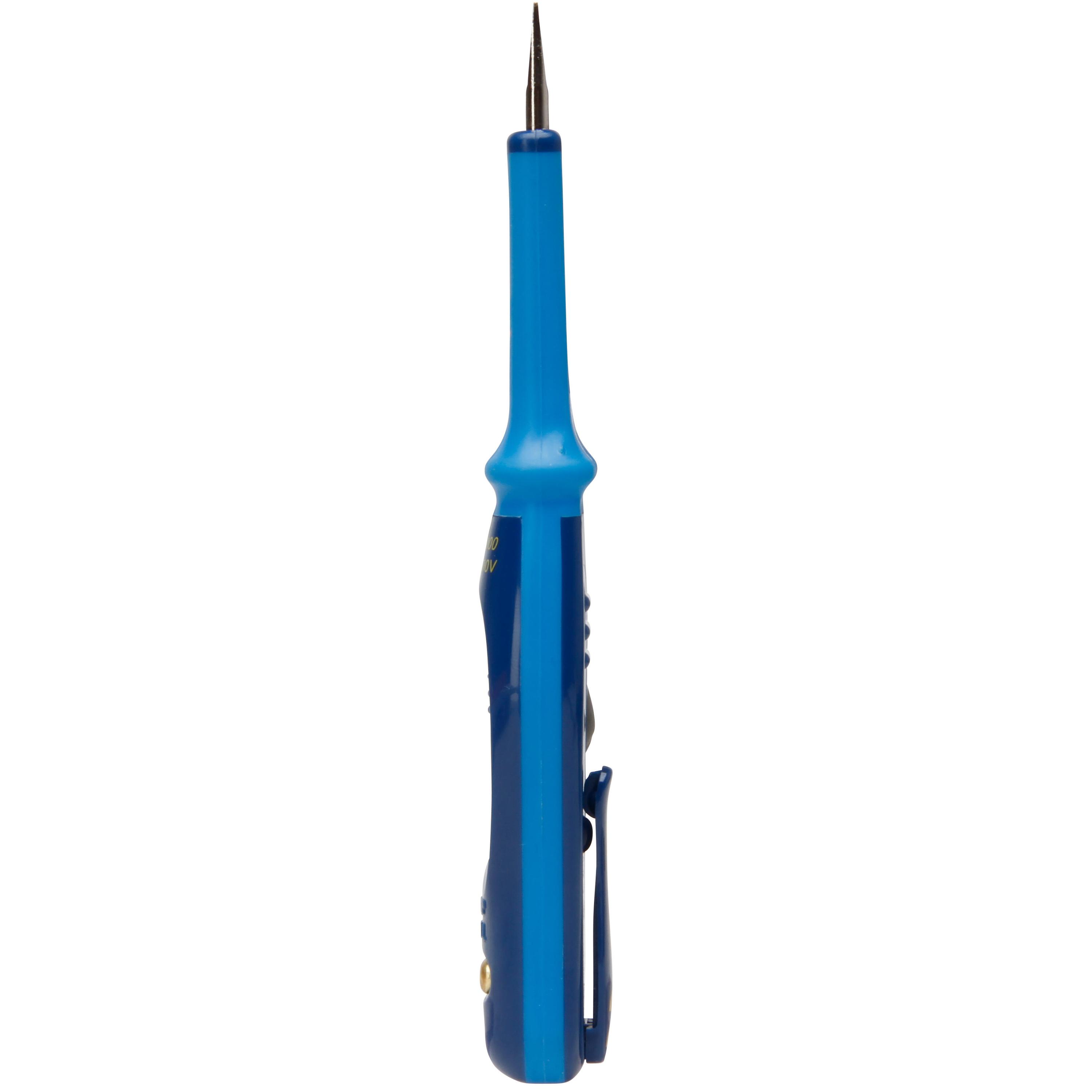 Phase tester, 12-230 VAC and 12-48 VDC, with LCD display, colour: blue - Image 4