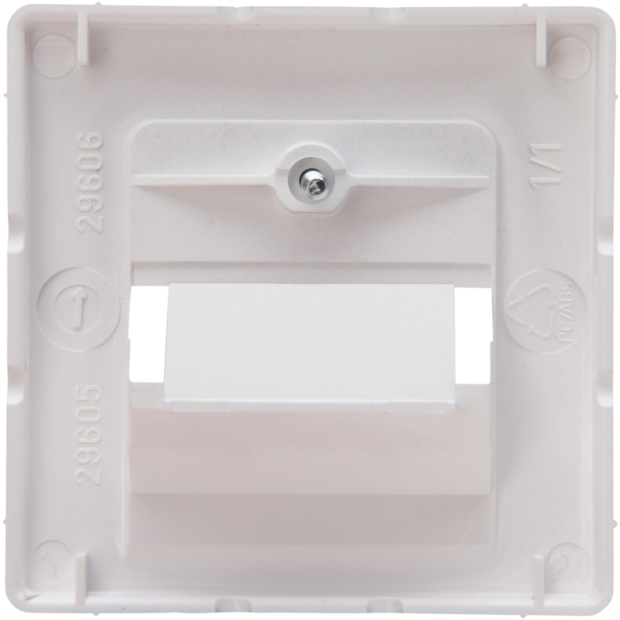 PARIS - UAE cover plate for UAE connection sockets, suitable for 1-2 connections, colour: silver - Image 3