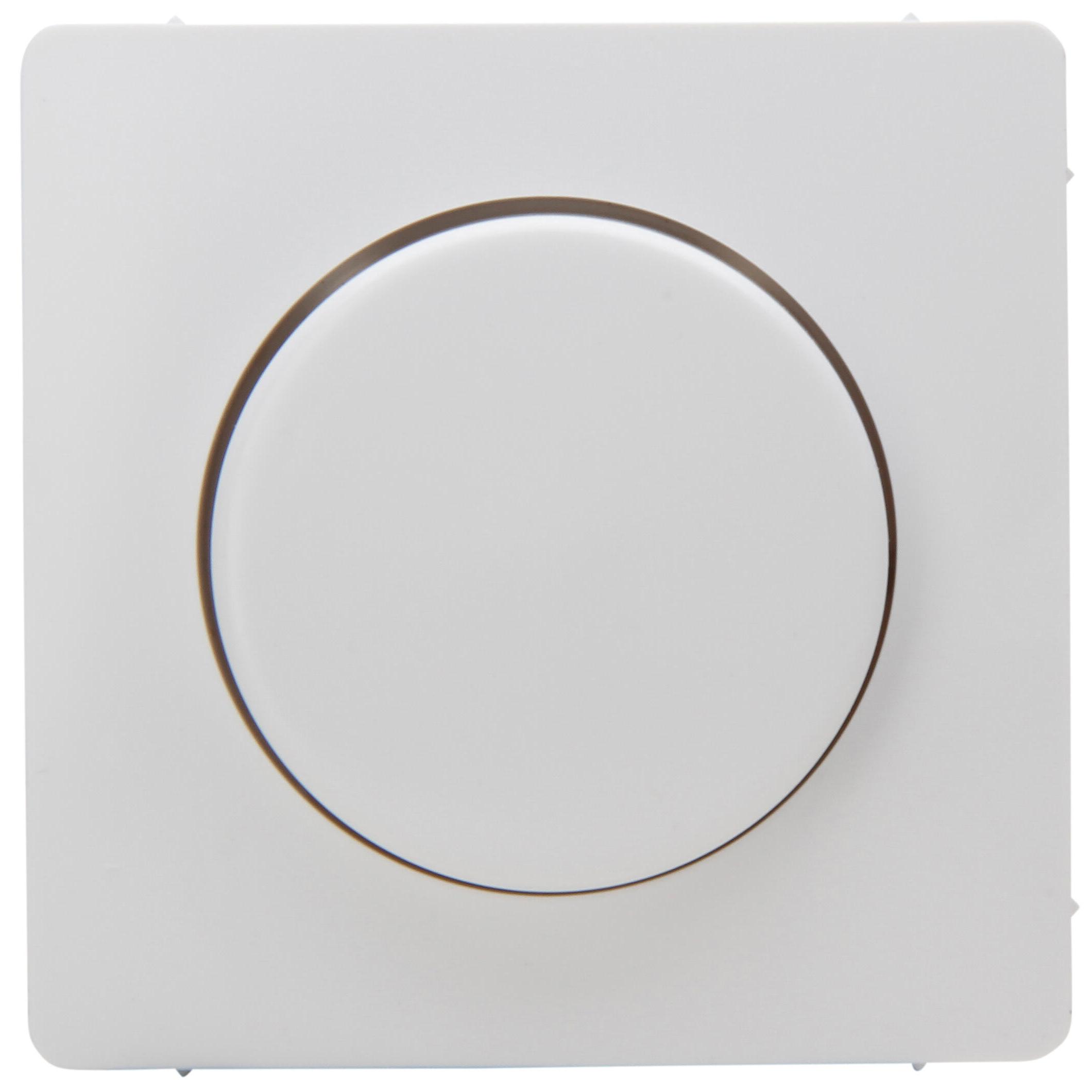 PARIS - dimmer cover for push dimmer, colour: arctic white matt