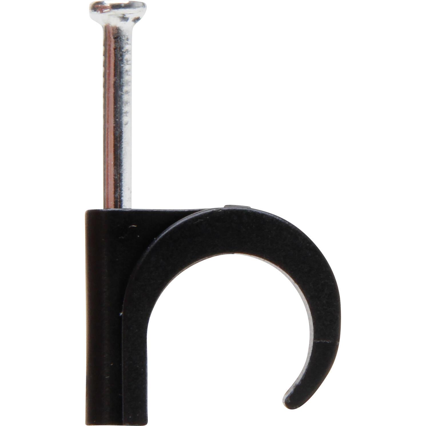 Iso nail clamps, 5-7mm, with hardened steel pins, 100 pcs., colour: black - Image 3