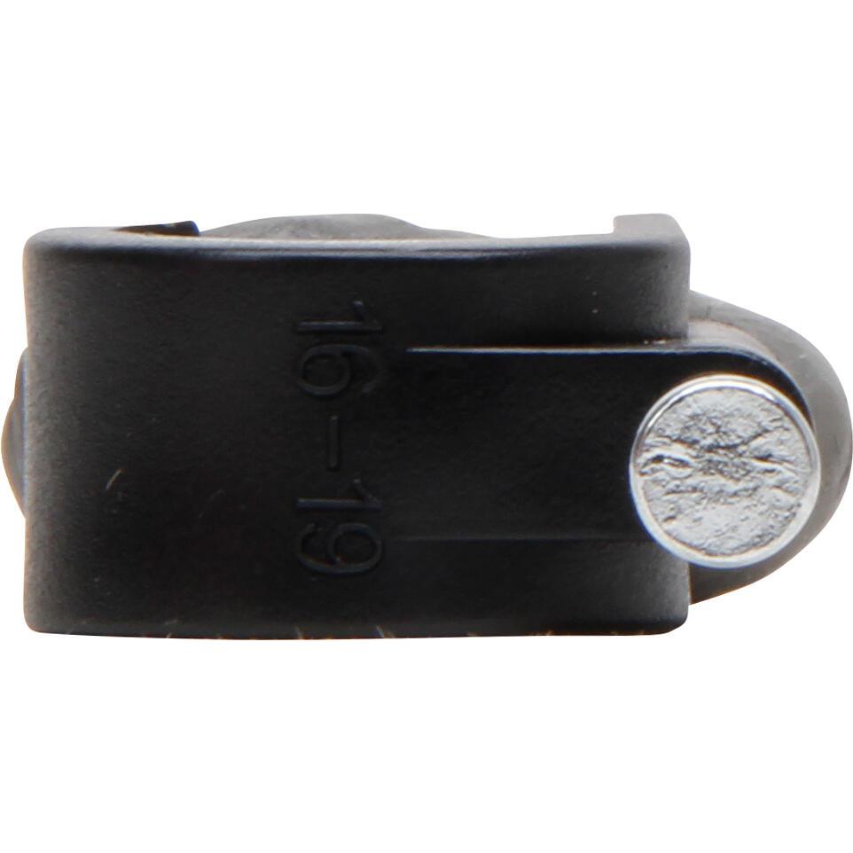 Iso nail clamps, 5-7mm, with hardened steel pins, 100 pcs., colour: black - Image 4