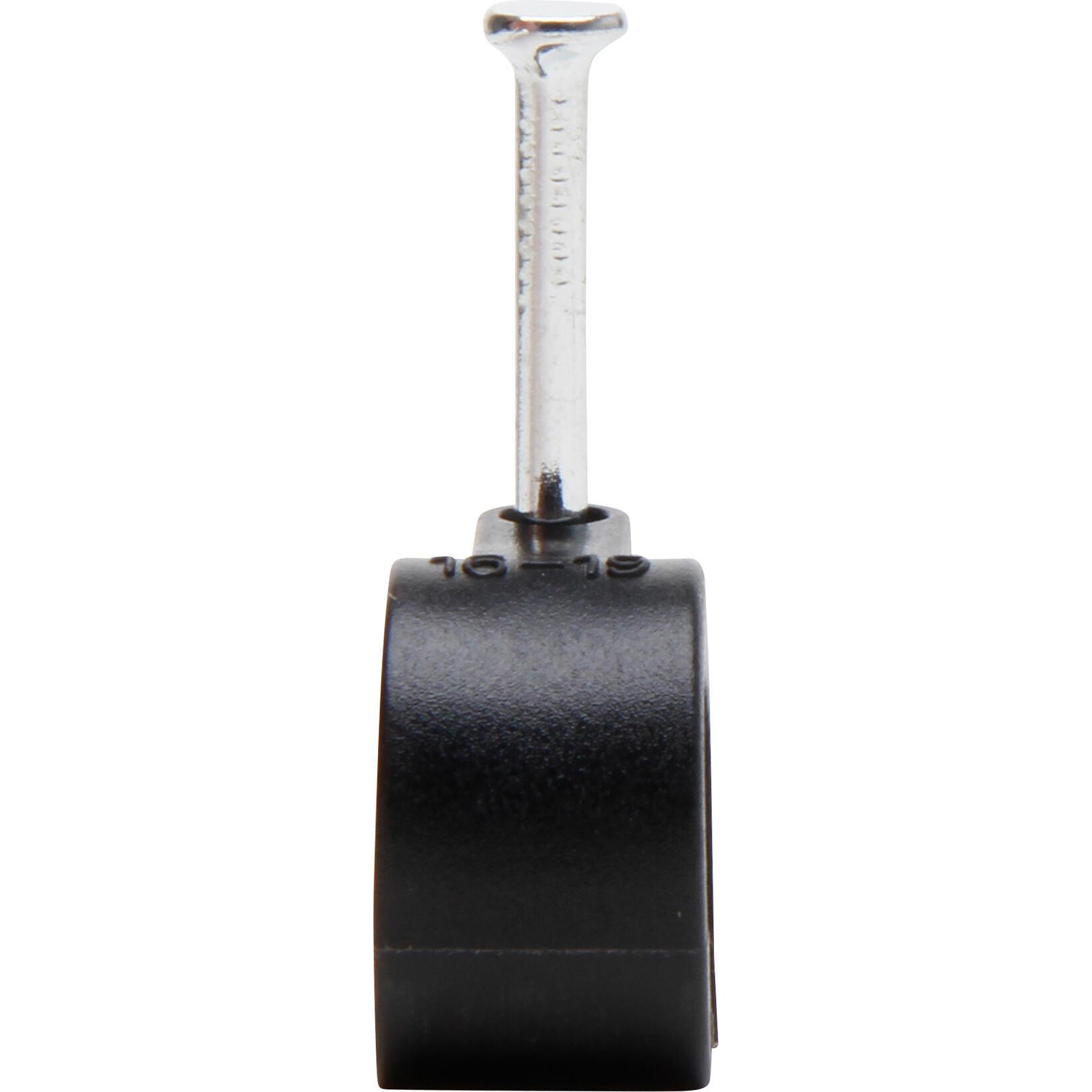 Iso nail clamps, 5-7mm, with hardened steel pins, 100 pcs., colour: black - Image 7