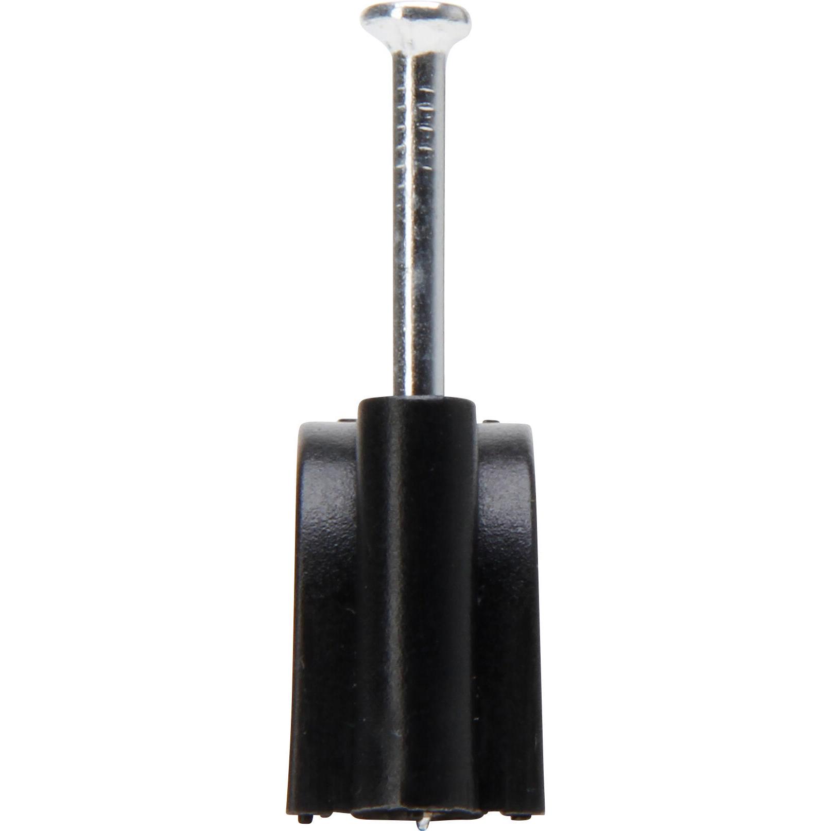 Iso nail clamps, 5-7mm, with hardened steel pins, 100 pcs., colour: black - Image 6