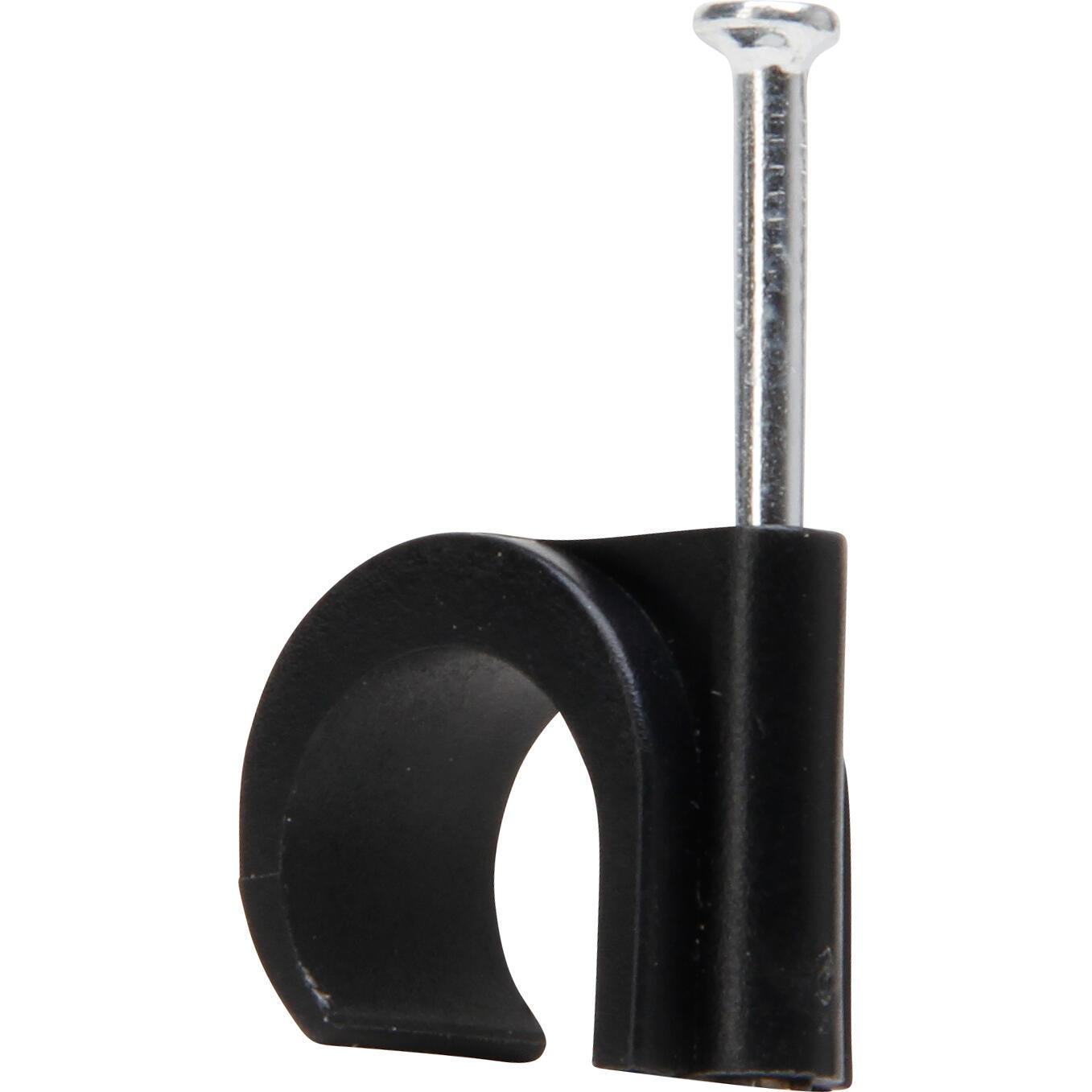 Iso nail clamps, 5-7mm, with hardened steel pins, 100 pcs., colour: black - Image 8