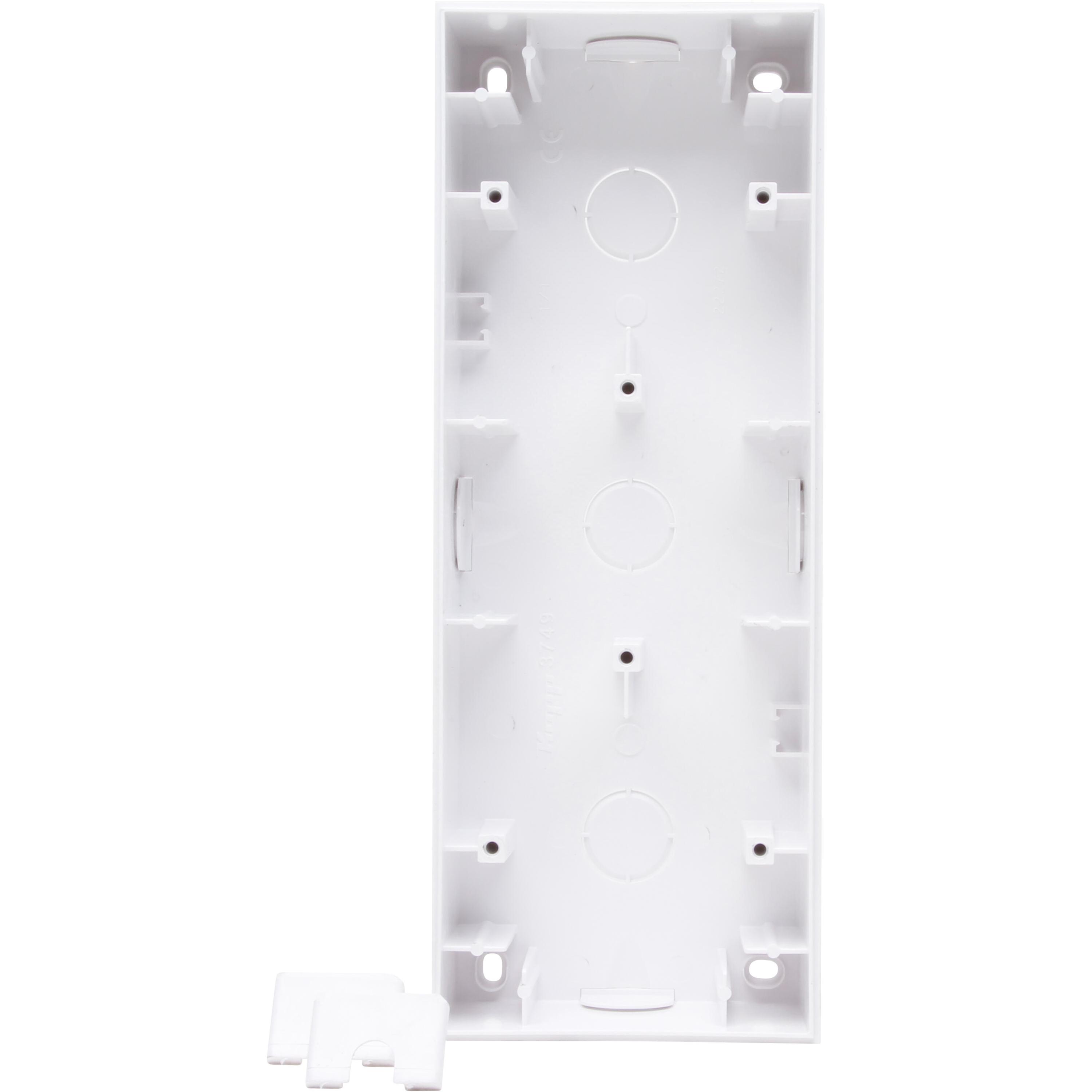 HK07 - Surface-mounted housing, 3-fold, color: arctic white matt - Image 2