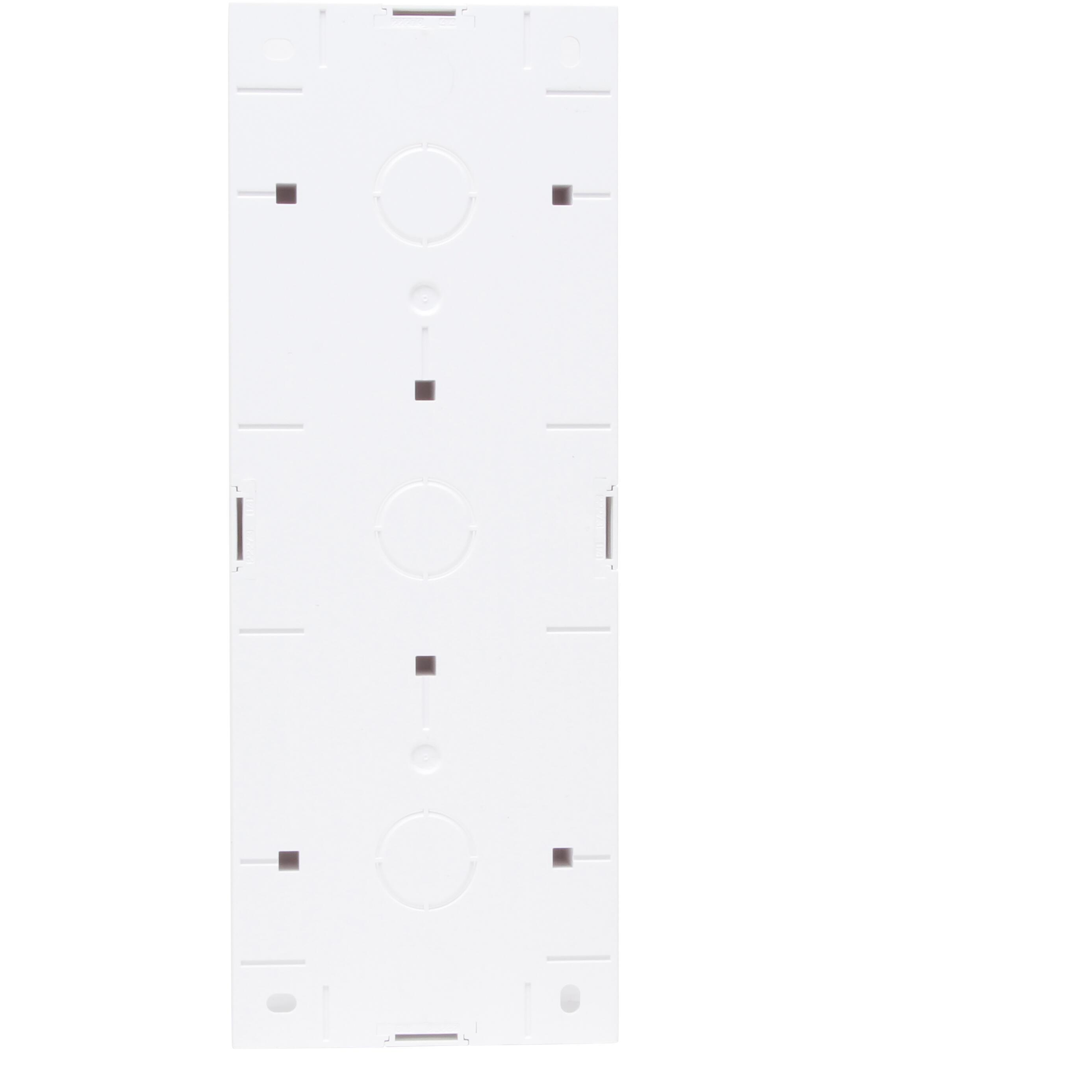 HK07 - Surface-mounted housing, 3-fold, color: arctic white matt - Image 3