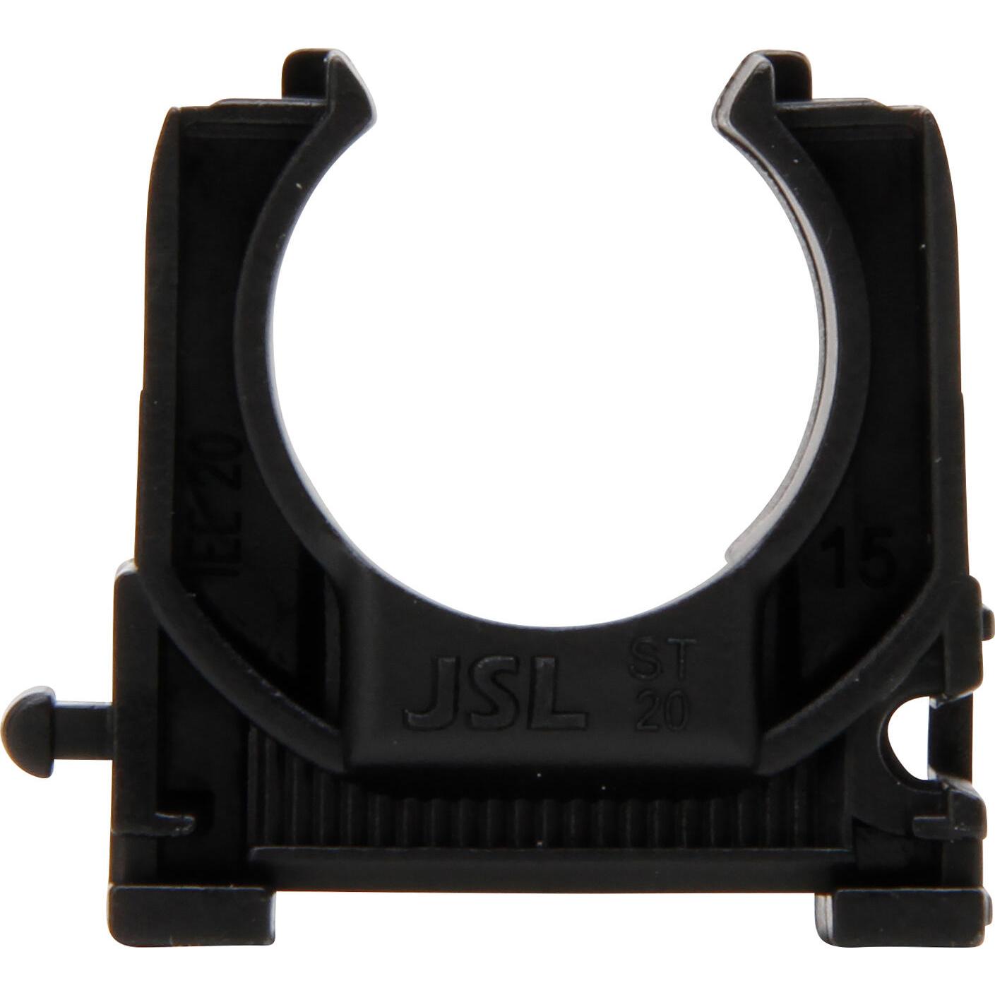 Clamp for insulating tube, 19mm, 10 pcs., colour: black - Image 2