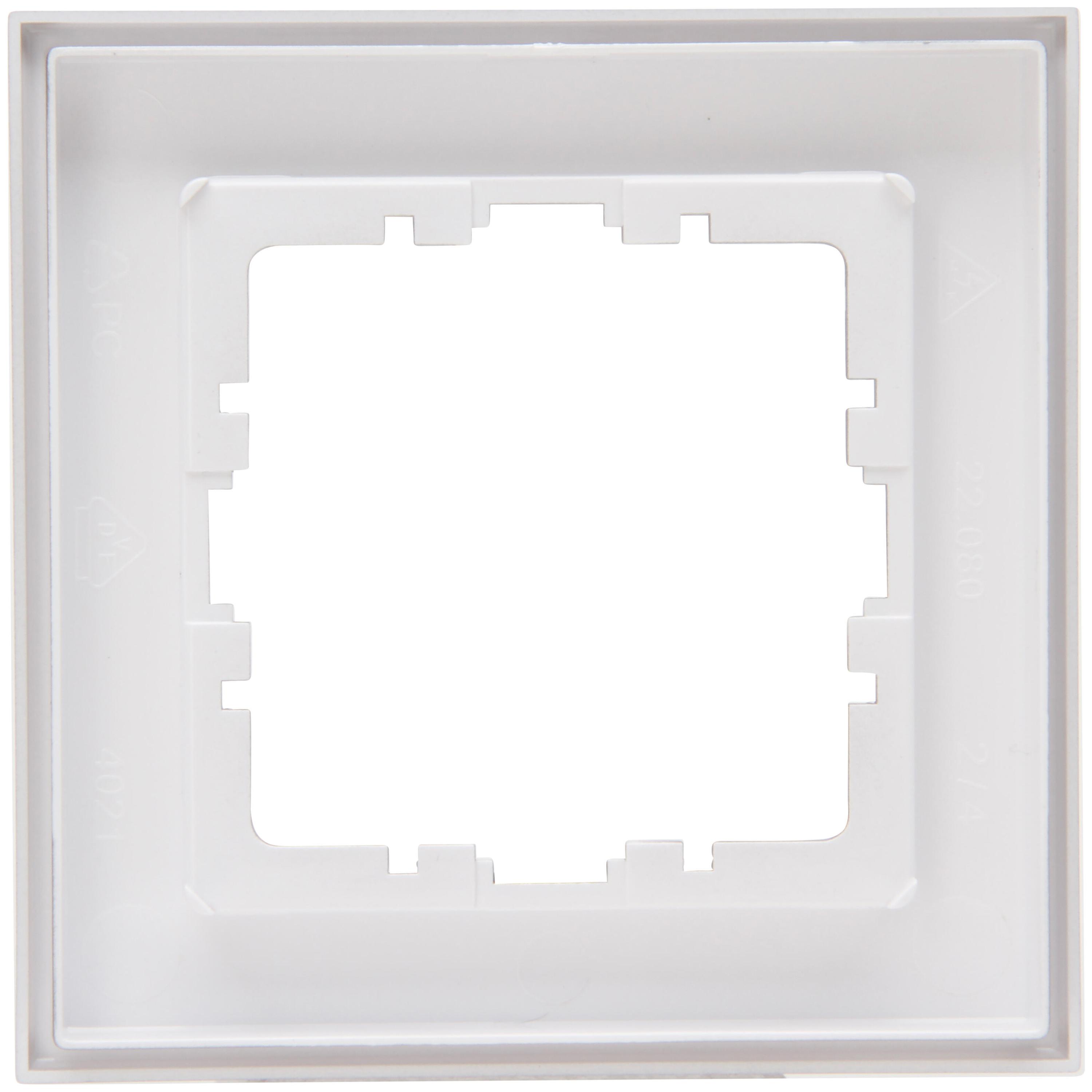HK07 - cover frame 1-fold for vertical and horizontal installation, colour: steel - Image 3