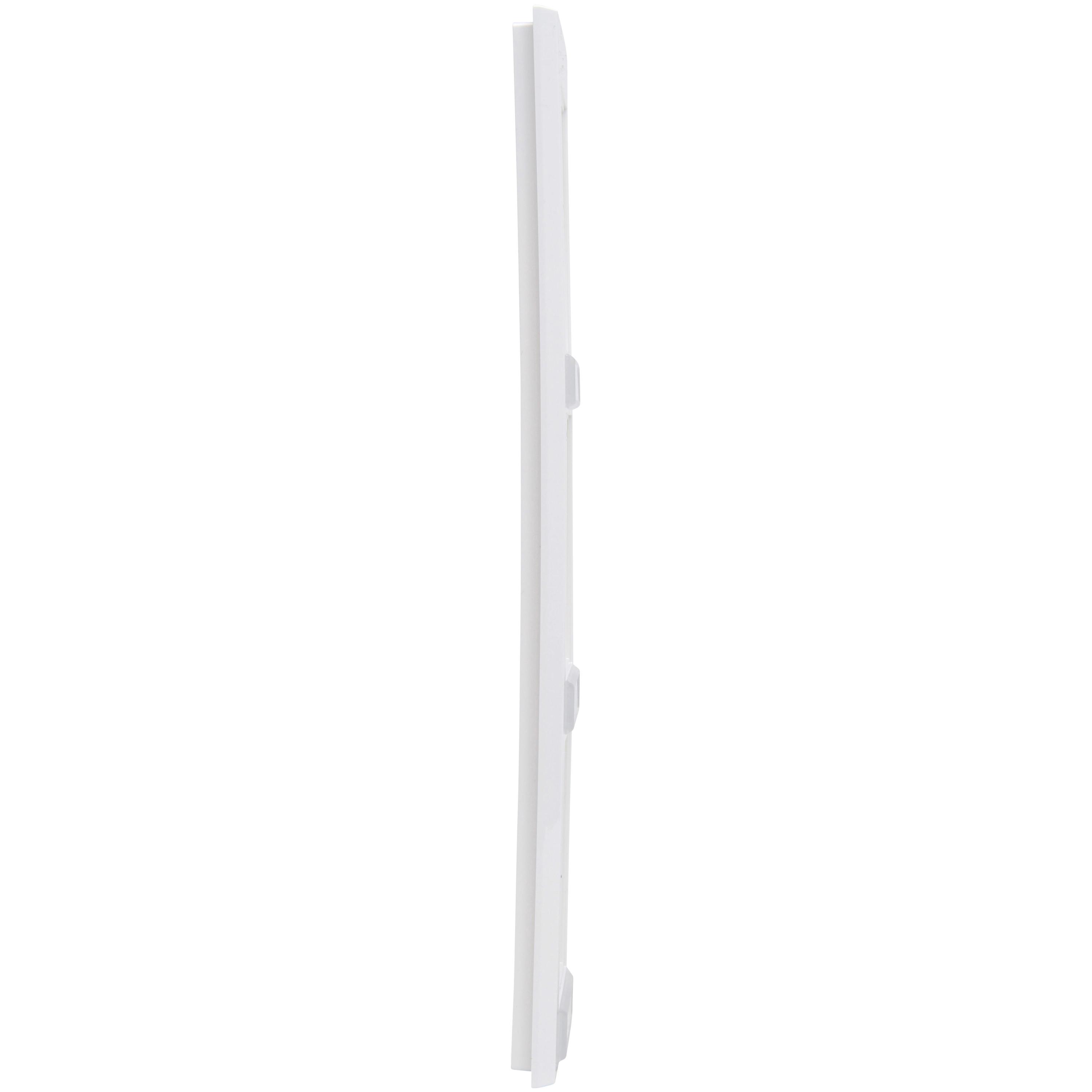 Cover frame for vertical installation, 3-fold, with Labeling, HK07, colour: pure white - Image 6