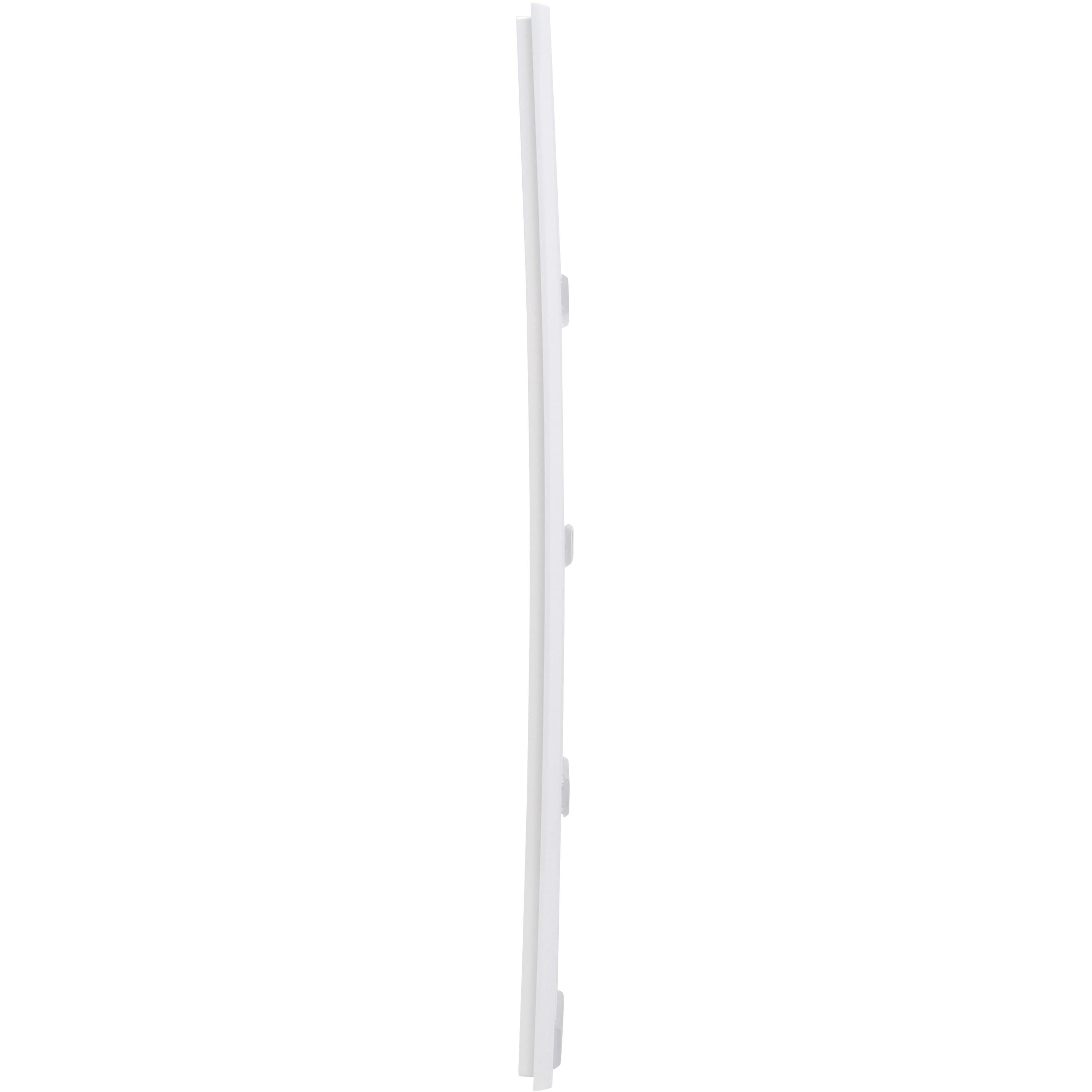 Cover frame for vertical installation, 4-fold, with Labeling, HK07, colour: pure white - Image 6